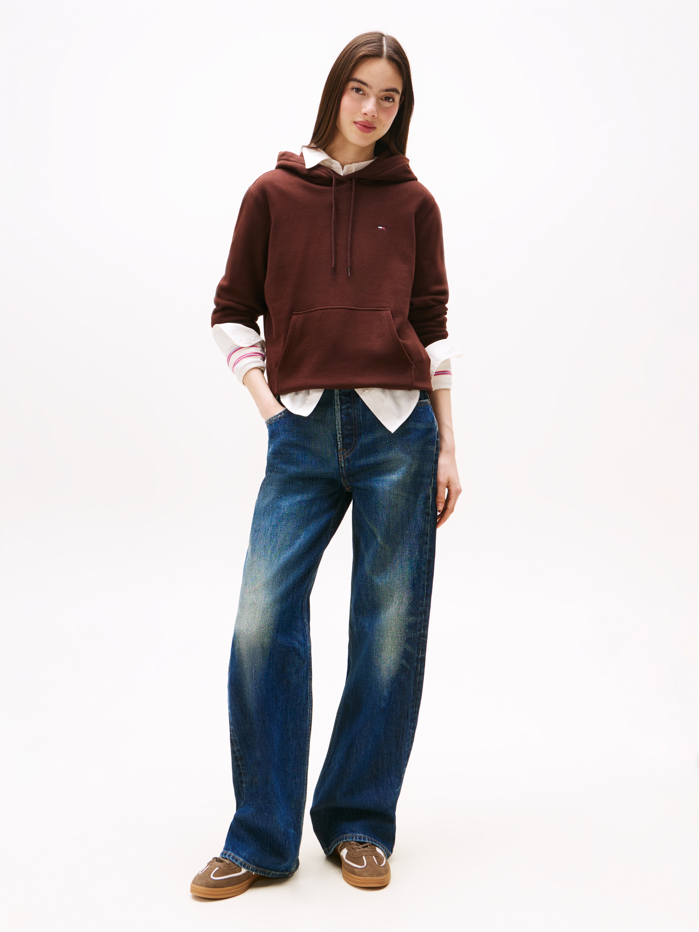 Tommy Jeans Hoodie »TJW REG S FLAG HOODIE«, mit Logo-Flag
