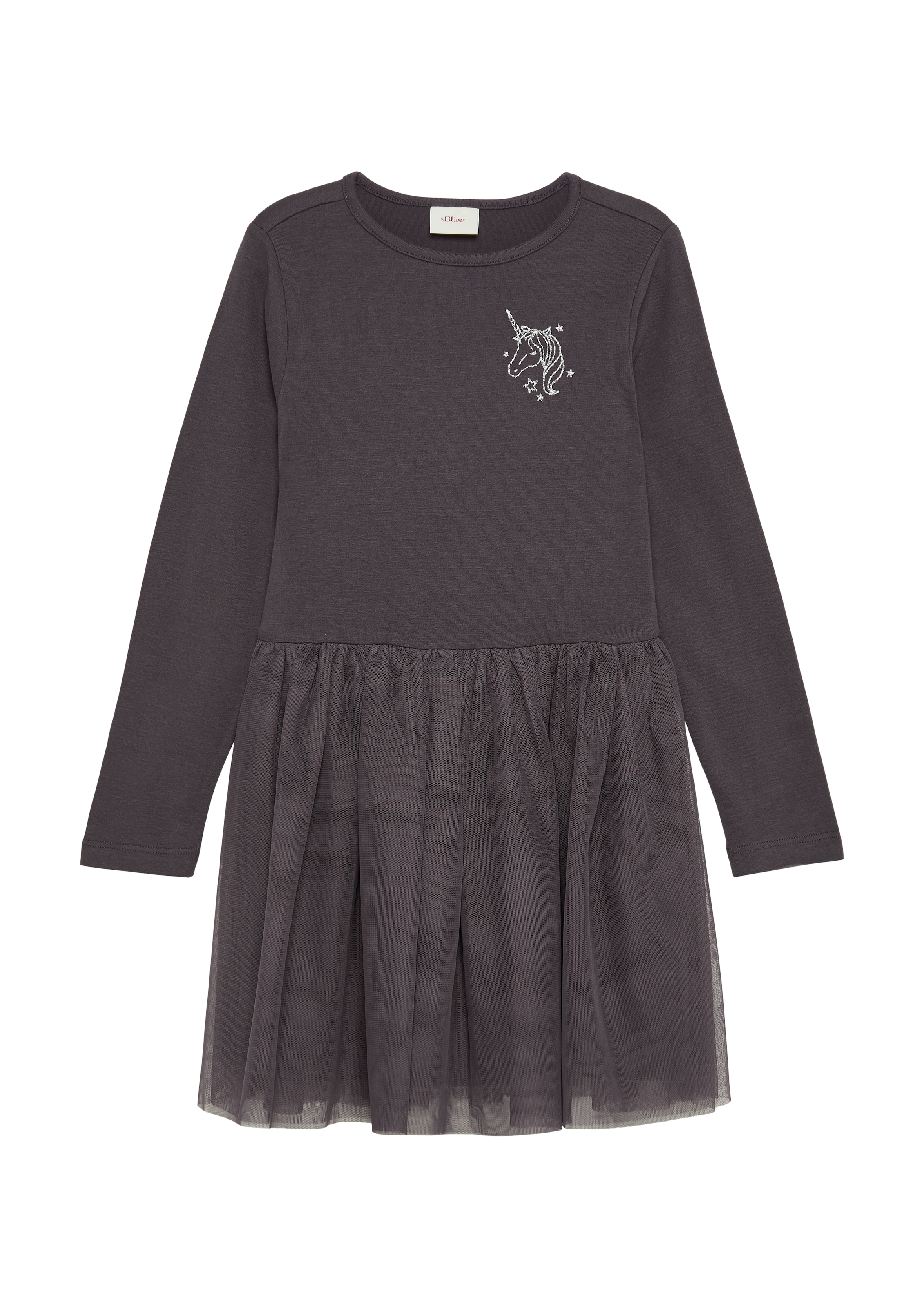 s.Oliver Junior Sweatkleid, mit Rock aus Tüll