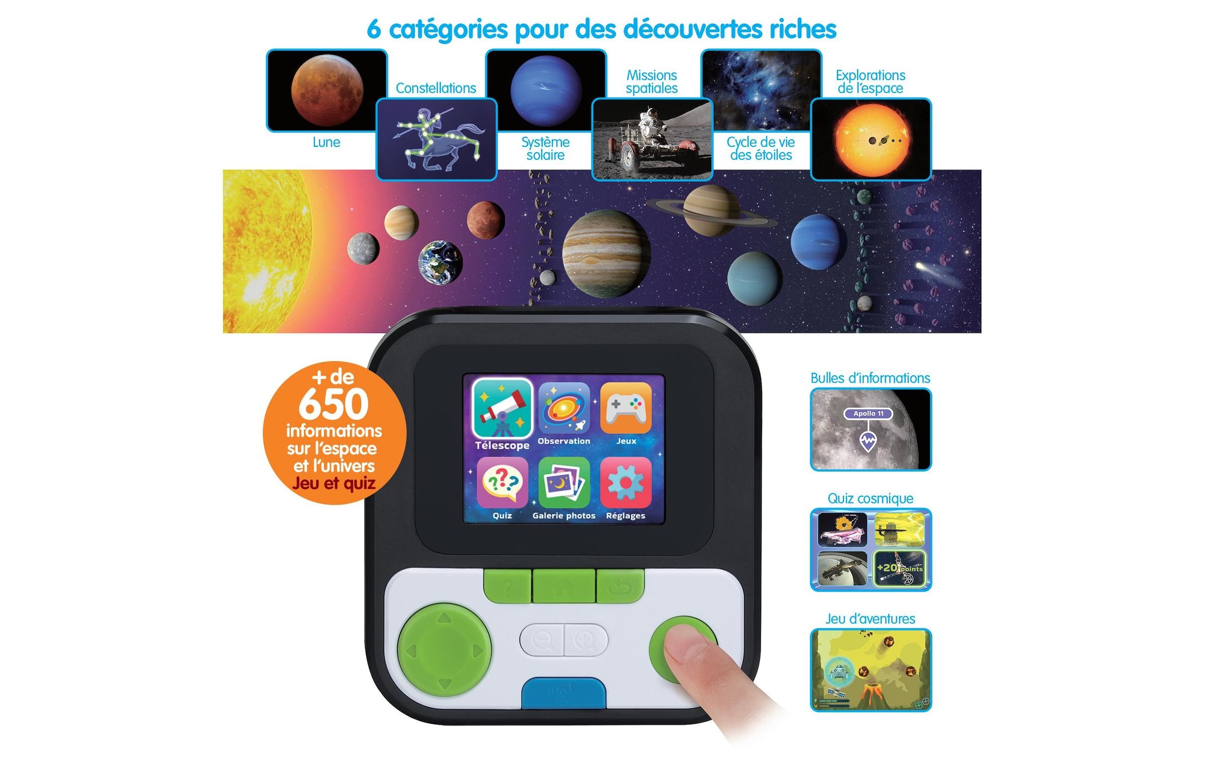 VTech - Télescope pour enfant - Télescope Vidéo interactif Genius XL