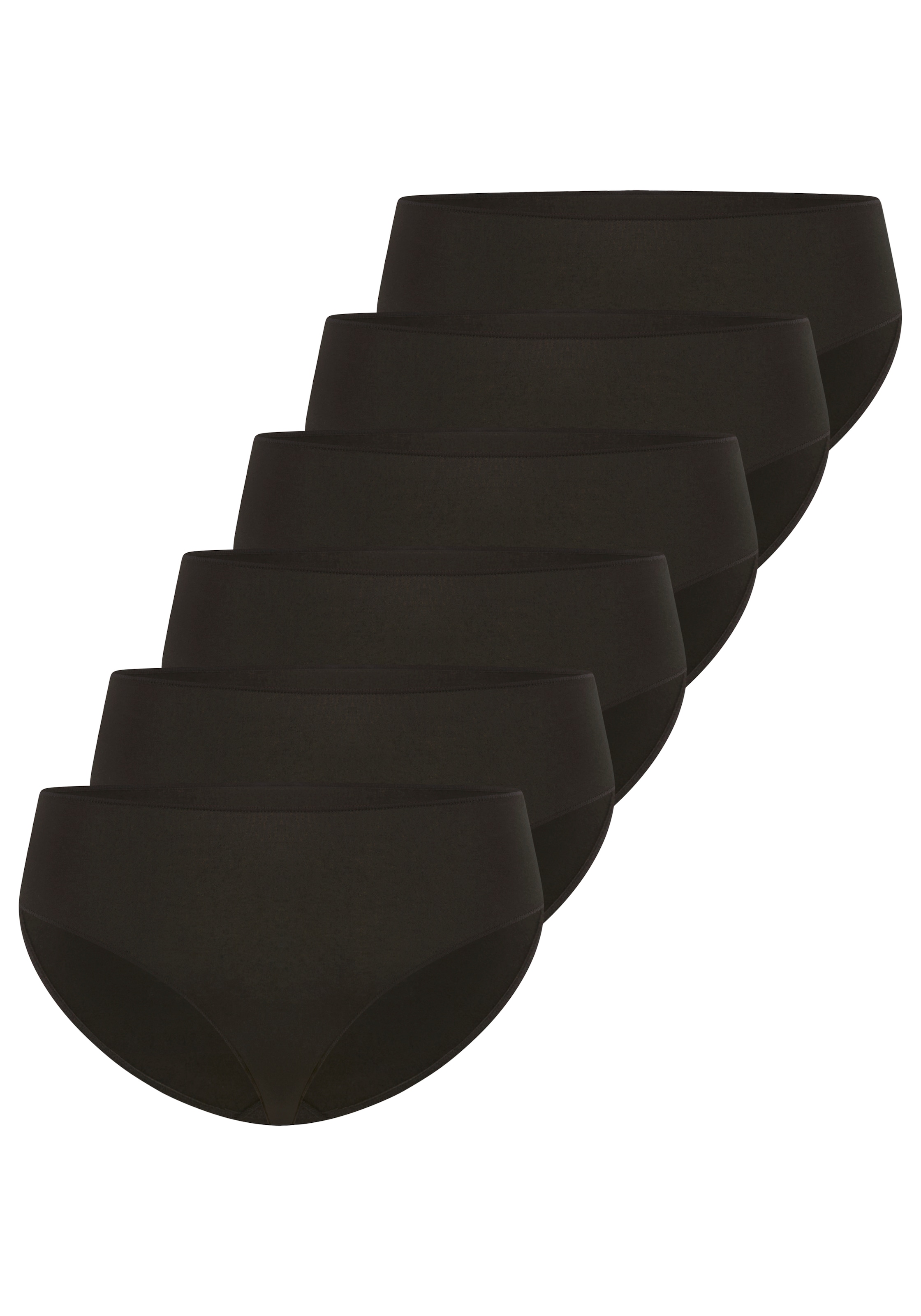YSABEL MORA Midislip »BASIC COLLECTION COTTON« 6er Pack, mit hauchzarten Materialien gefertigt