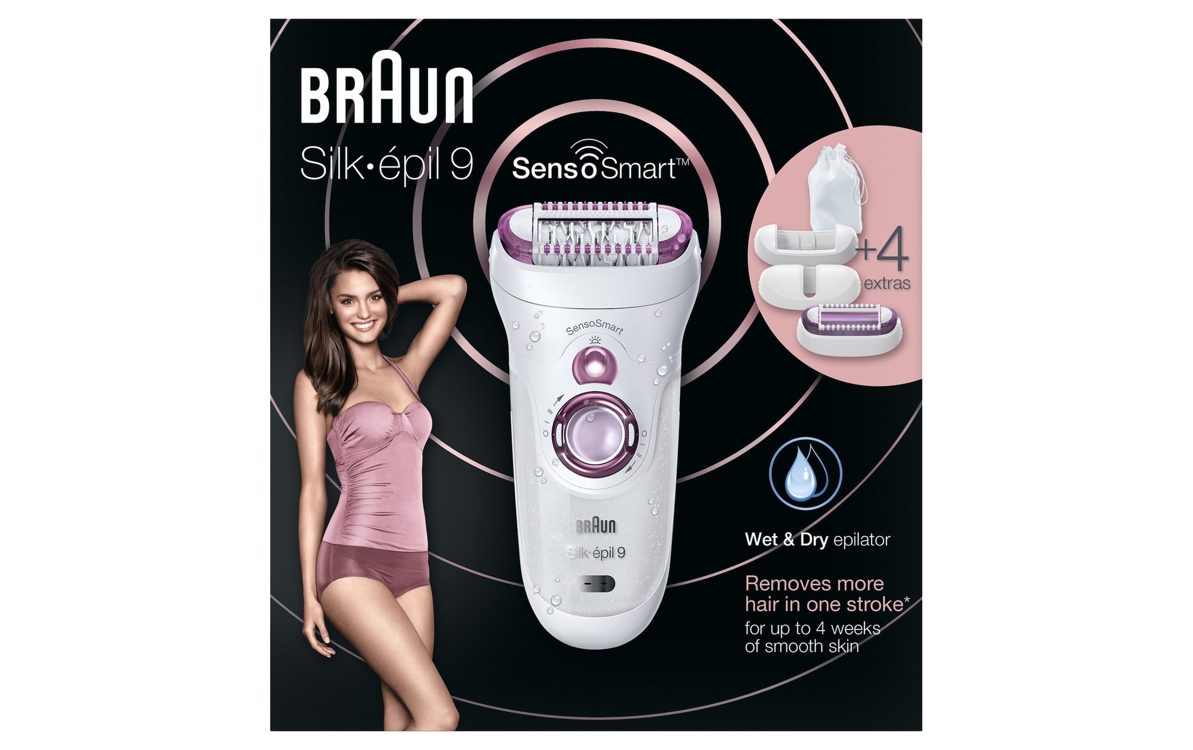 Braun Epilierer »Silk-Épil 9 9-700 SensoSmart«
