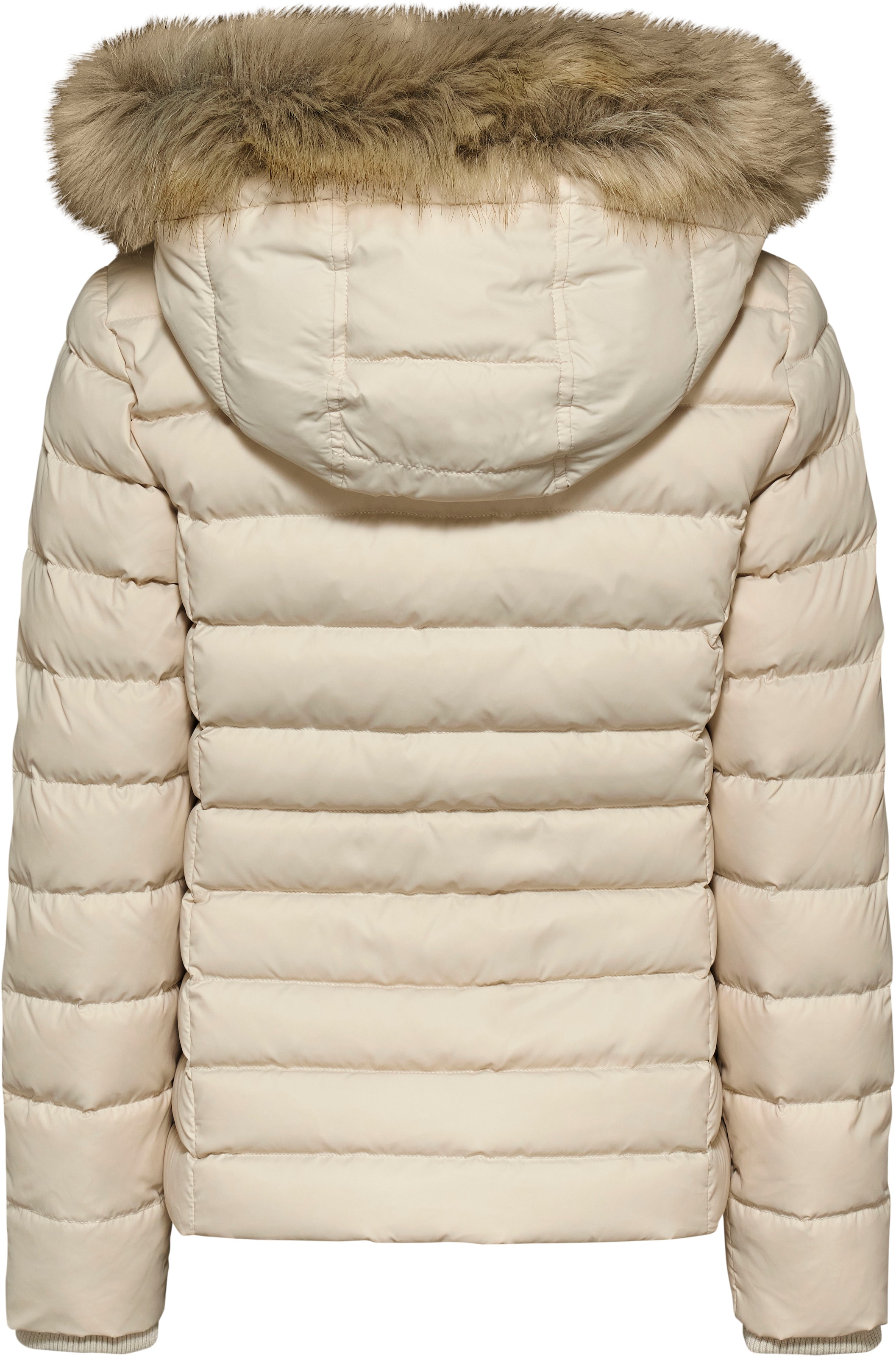 Tommy Jeans Steppjacke »TJW BASIC HOODED DOWN JACKET EXT«, mit Kapuze, mit Logostickerei