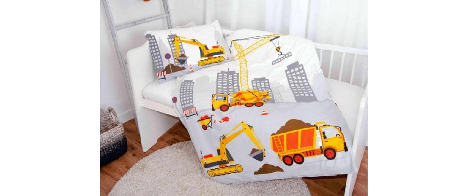 Herding Kinderbettwäsche »Baustelle, 100/135 cm+40/60 cm«