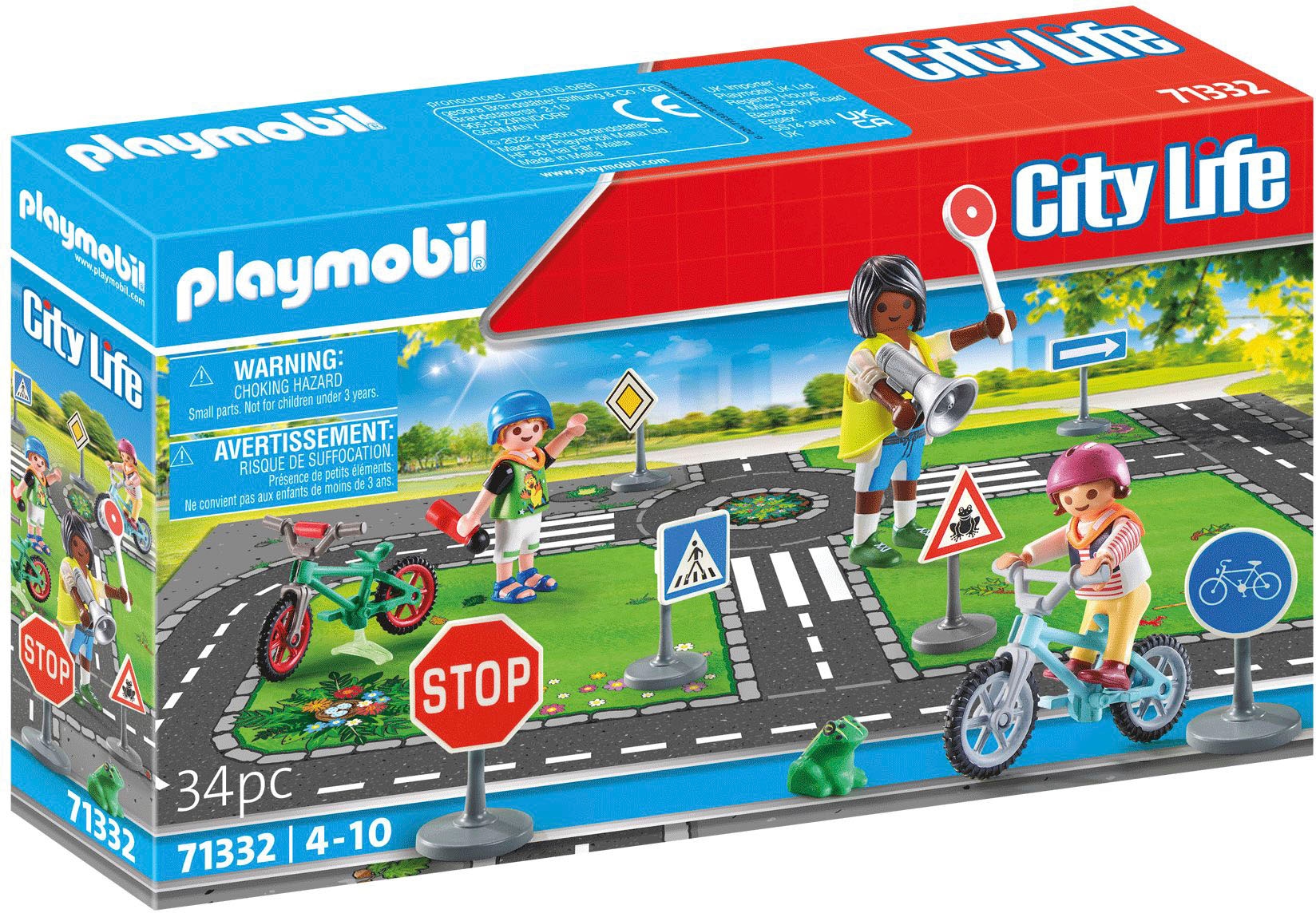 Playmobil® Konstruktions-Spielset »Fahrradparcours (71332), My City Life«, (34 St.), Made in Europe