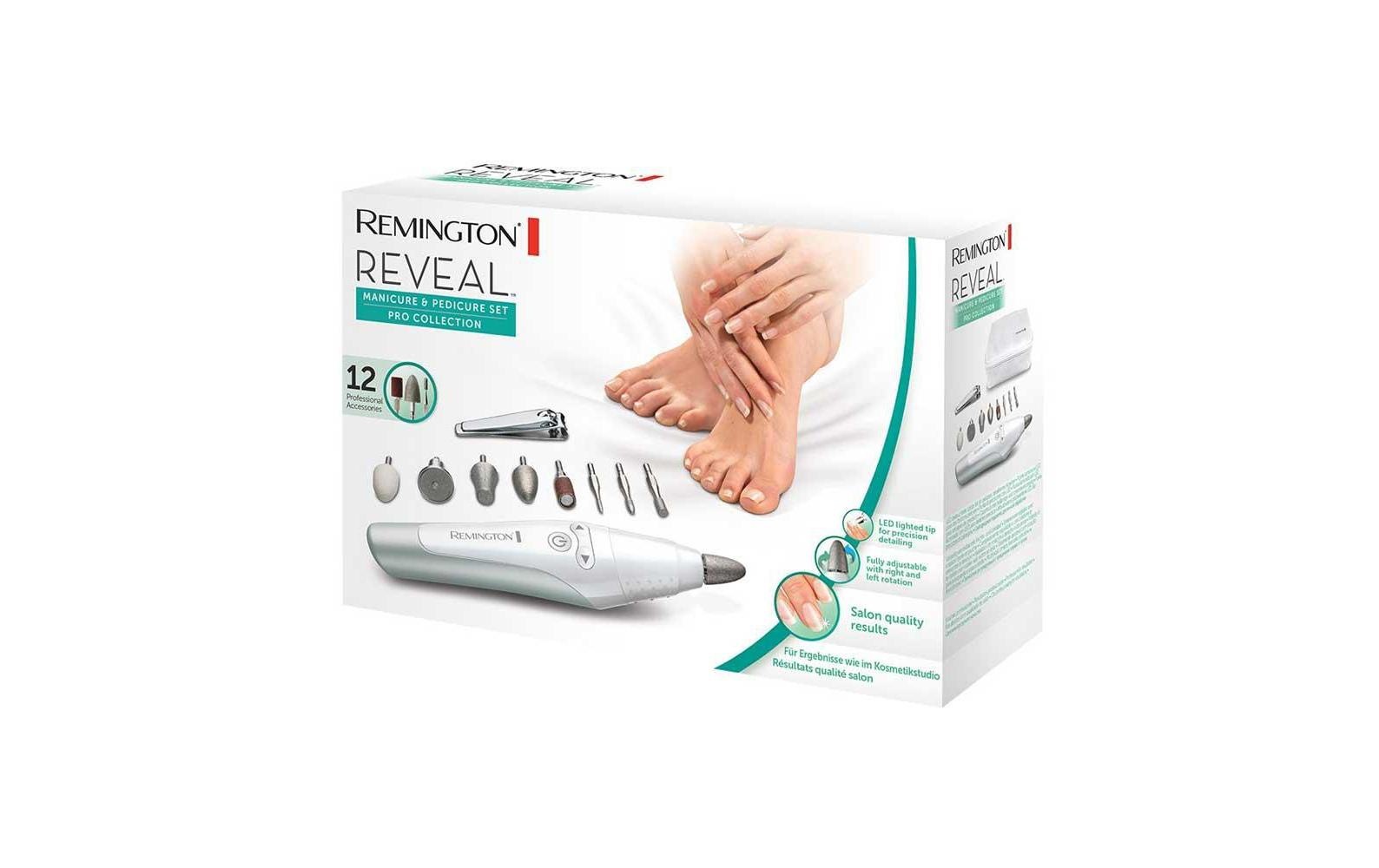Remington Maniküre-Pediküre-Set »MAN3000 Pro Collection«, (Inklusive Beautytasche)