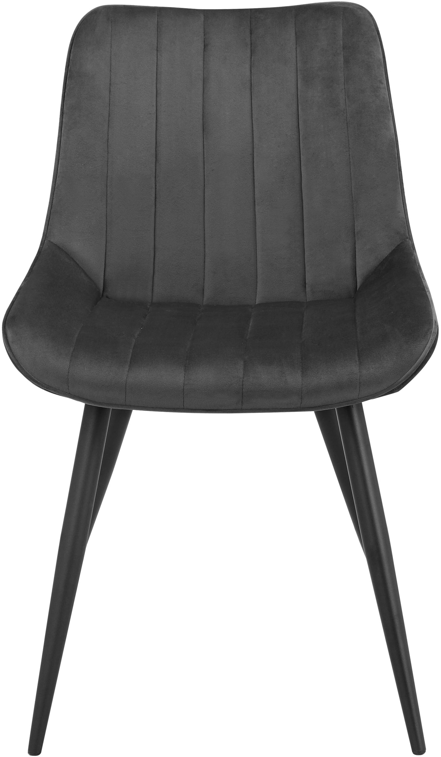 INOSIGN Esszimmerstuhl »Fairview, TOPSELLER!, OTTOs Choice«, (Set), 4 St., Samtvelours, Polsterstuhl mit weichem Samtveloursbezug, Metallgestell