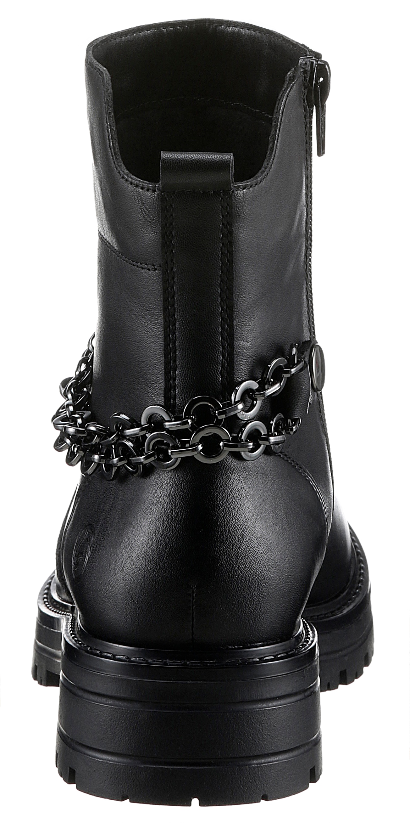 Remonte Stiefelette »Elisabeth Hurley-Collection«, Blockabsatz, Bikerboots, Chunky-Boots mit Innenreissverschluss