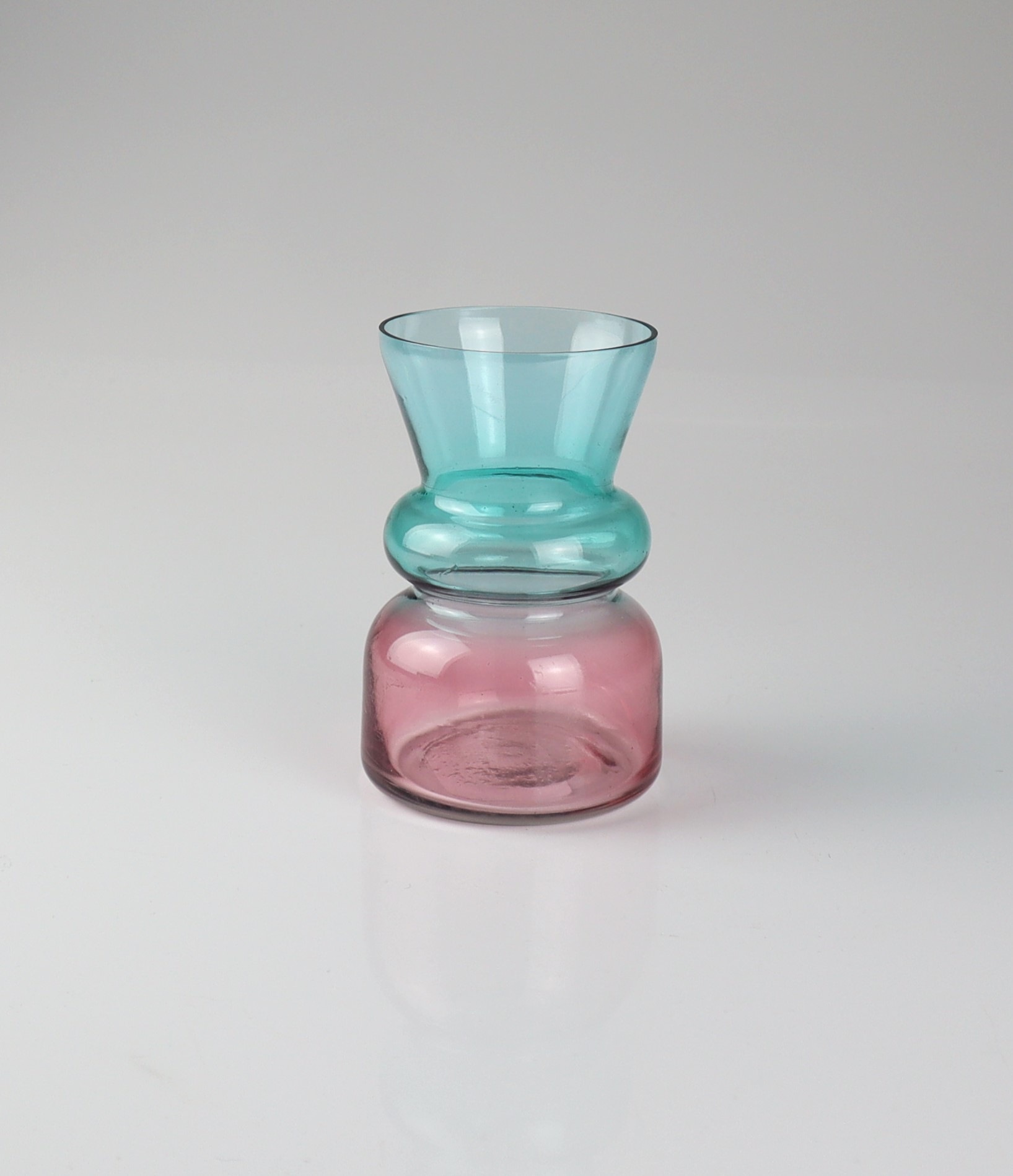 AM Design Dekovase "aus Glas" 2er Set, BxH: 8x12 cm