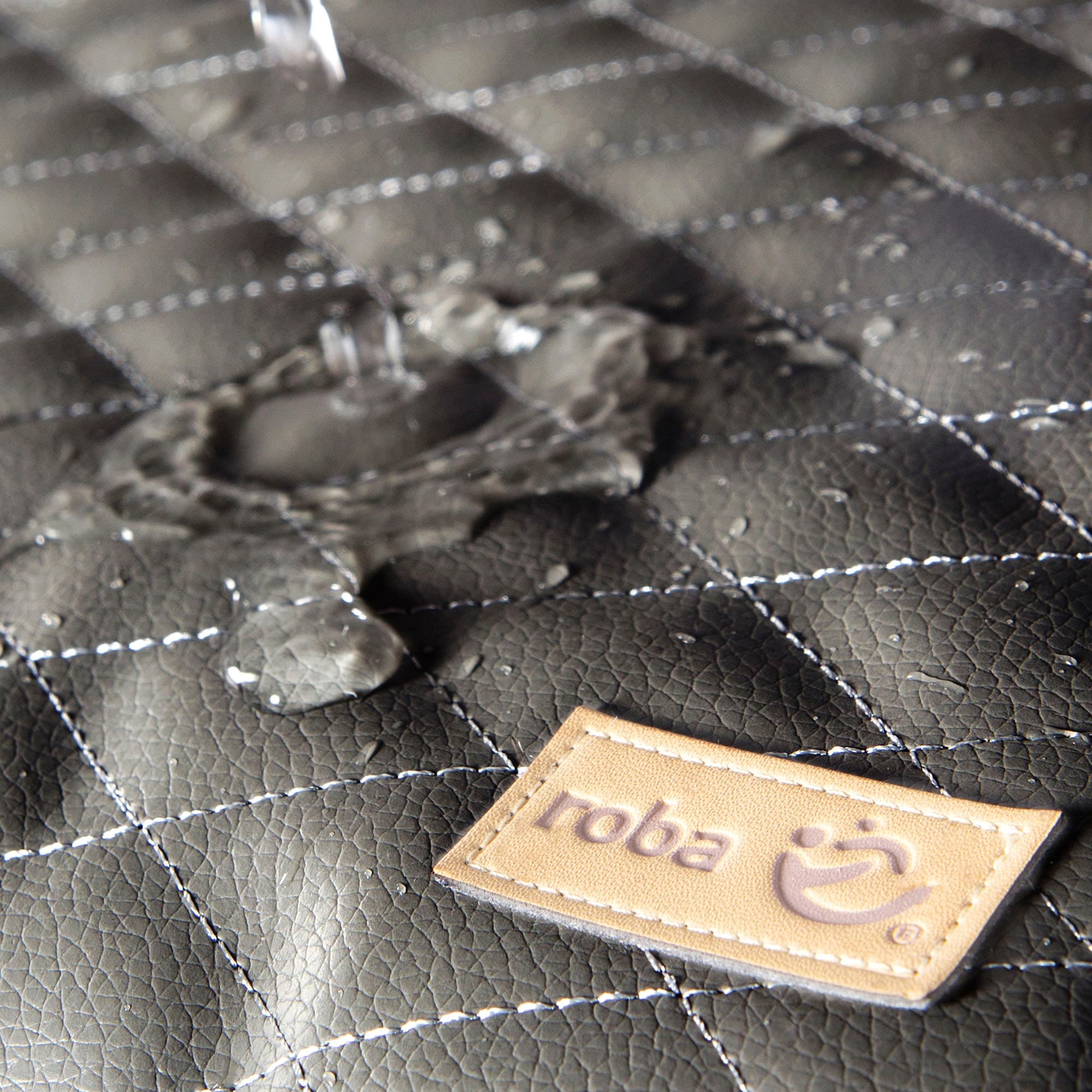 roba® Wickelauflage »Luxe, graphite gesteppt«