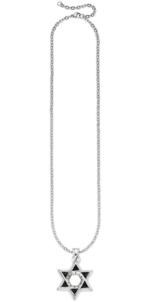 Bruno Banani Kette mit Anhänger »Schmuck Geschenk Ankerkette Hexagramm, B4122N/20/00/50«