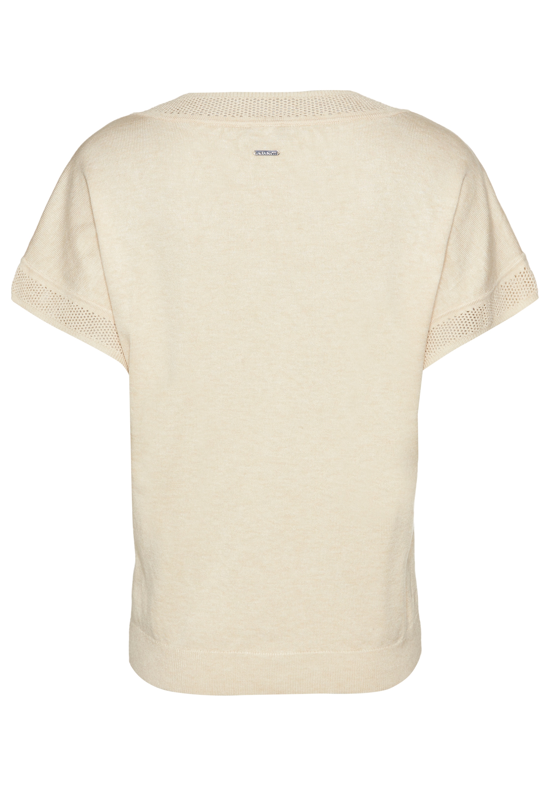 Laura Scott Kurzarmpullover, mit sommerlichem Ajourmuster - NEUE KOLLEKTION