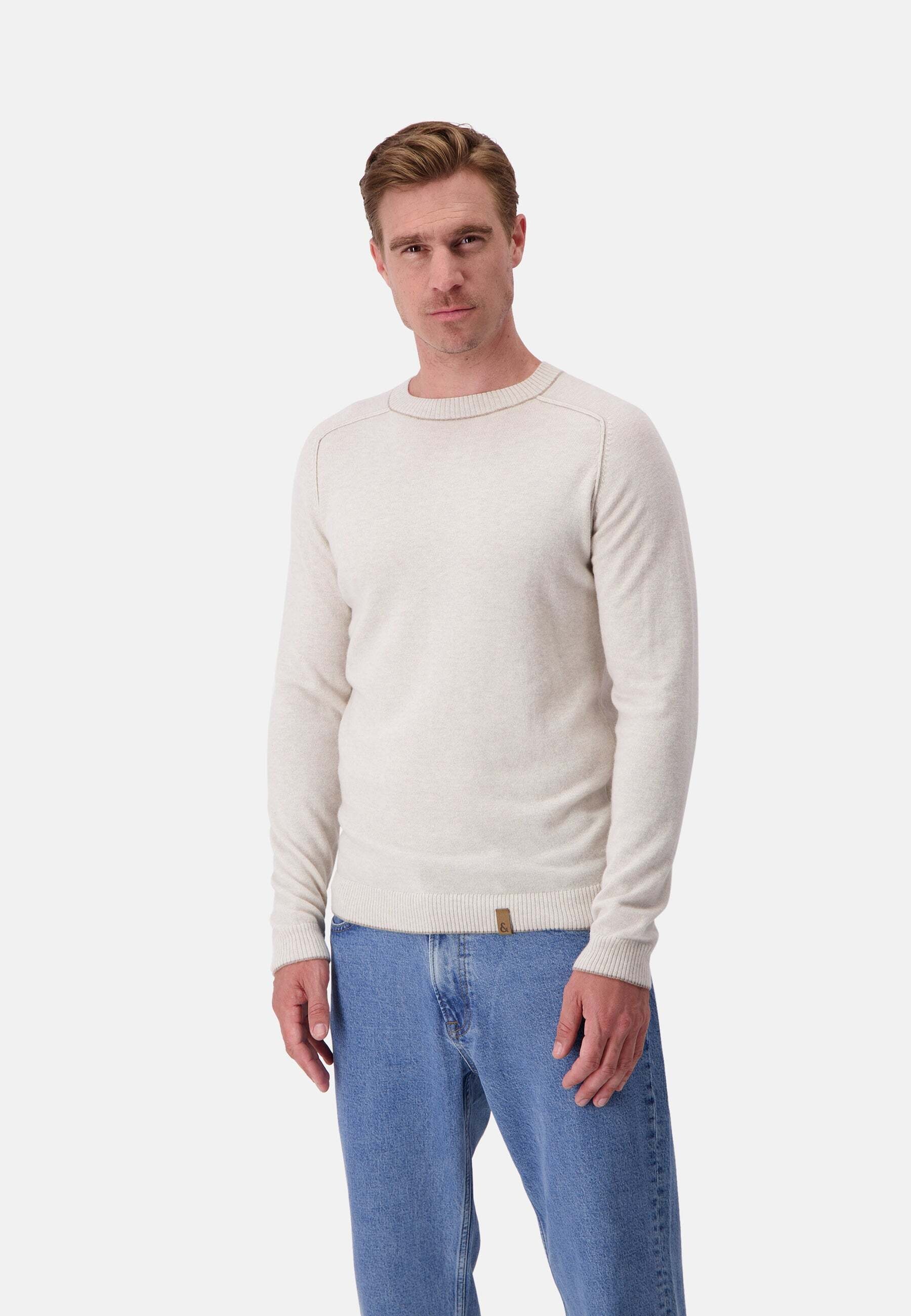 colours & sons Strickpullover »colours & sons Pullover Roundneck Merino Blend«