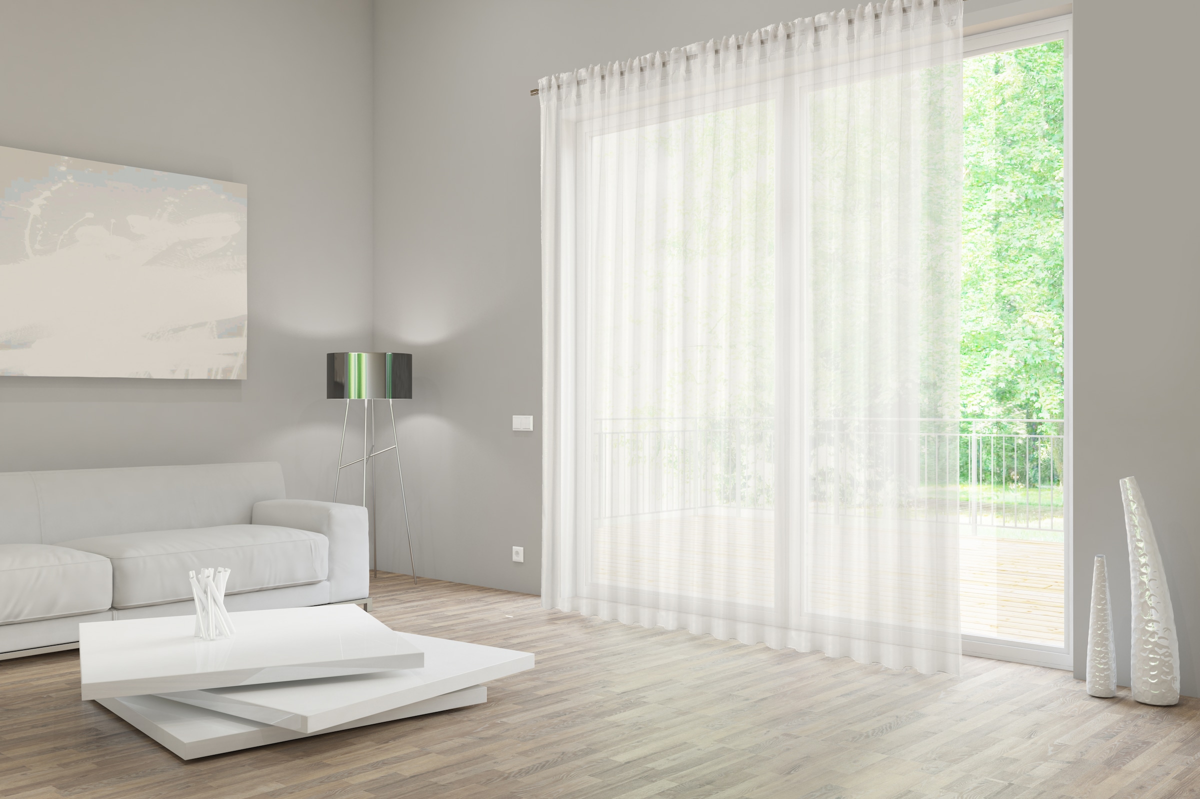 Neutex for you! Vorhang »Kiss«, (1 St.), Schal mit verdeckten Schlaufen, Breite 142 cm, nach Mass