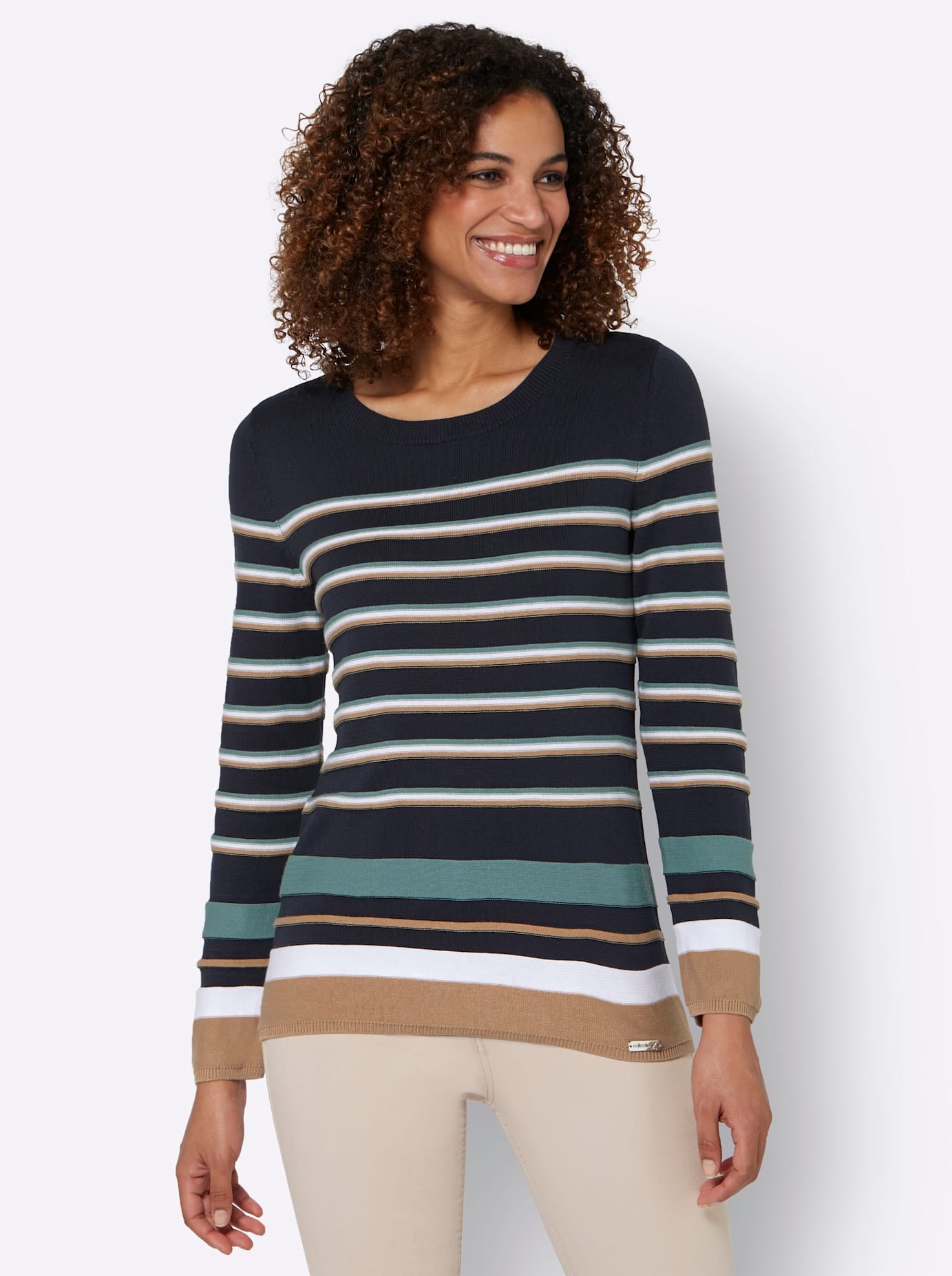 Casual Looks Streifenpullover »Pullover«
