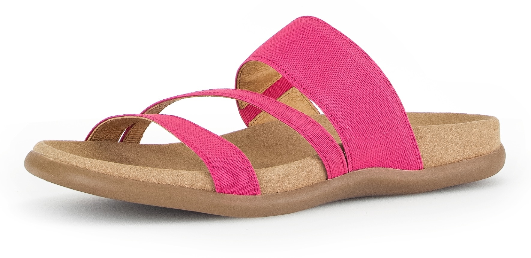 Gabor Pantolette , Keilabsatz, Sommerschuh, Schlappen in sommerlicher Farbpalette