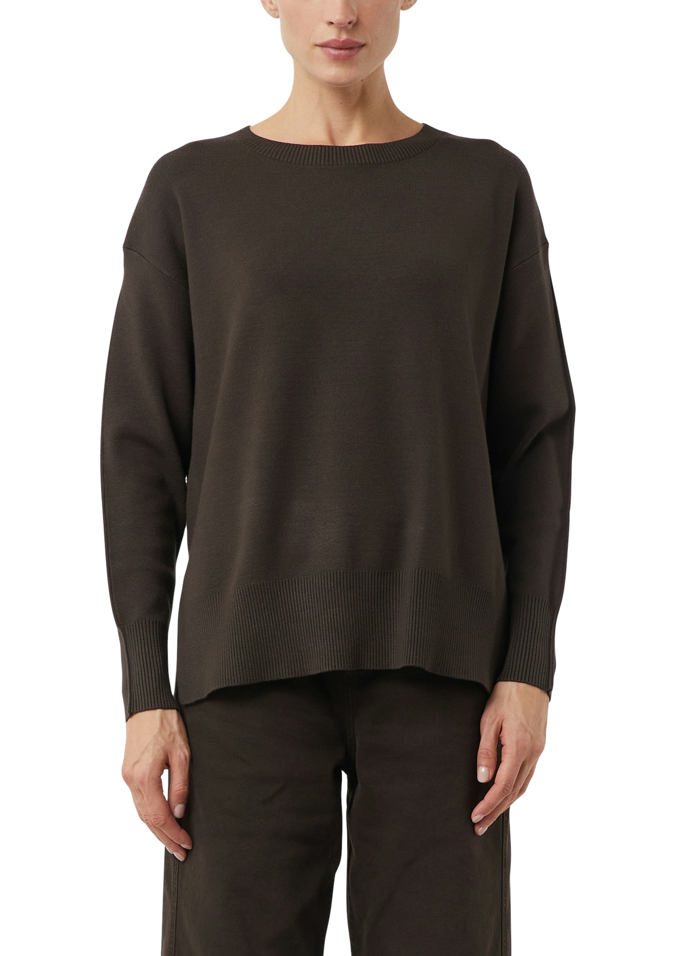 Comma Strickpullover mit Rippbündchen