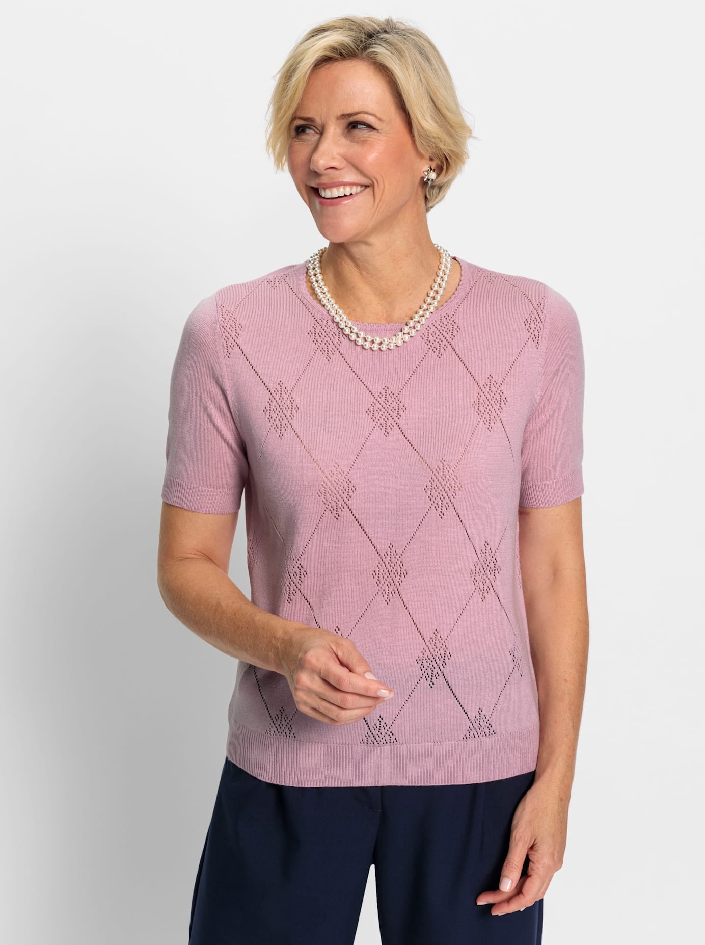 Classic Kurzarmpullover »Pullover«