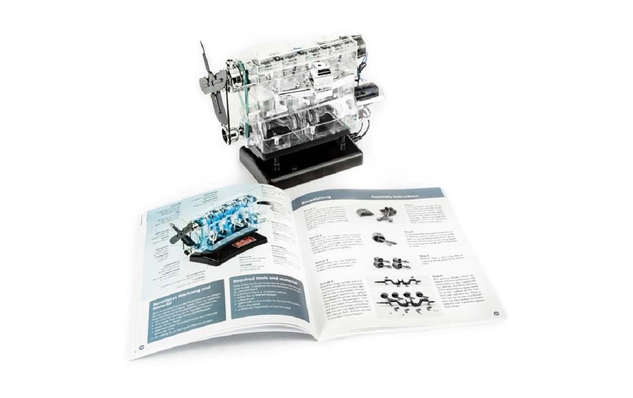 Franzis Lernspielzeug »4-Zylinder-Motor selber bauen«