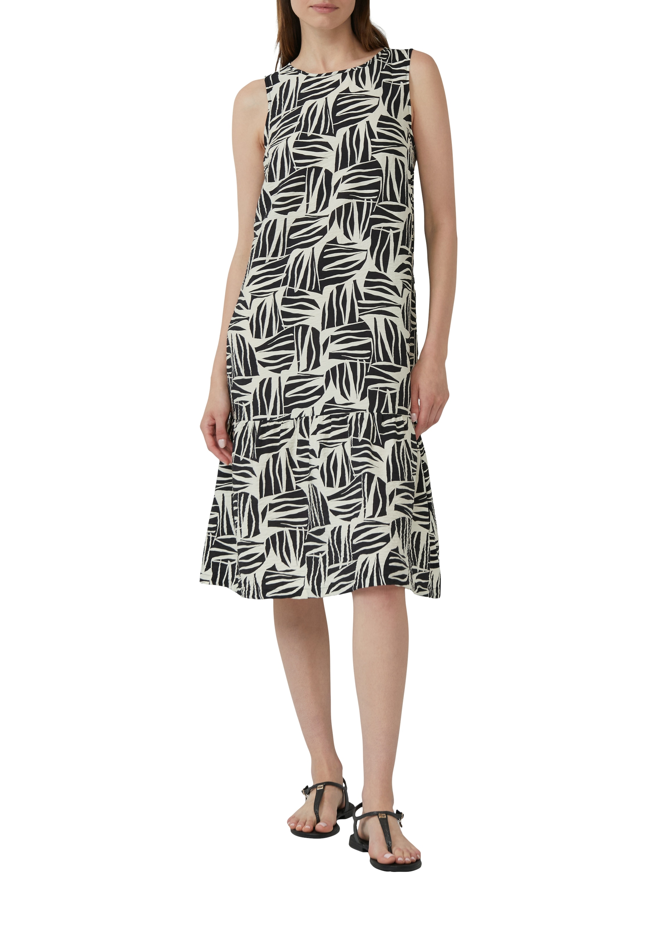 s.Oliver Midikleid, mit All-Over Print