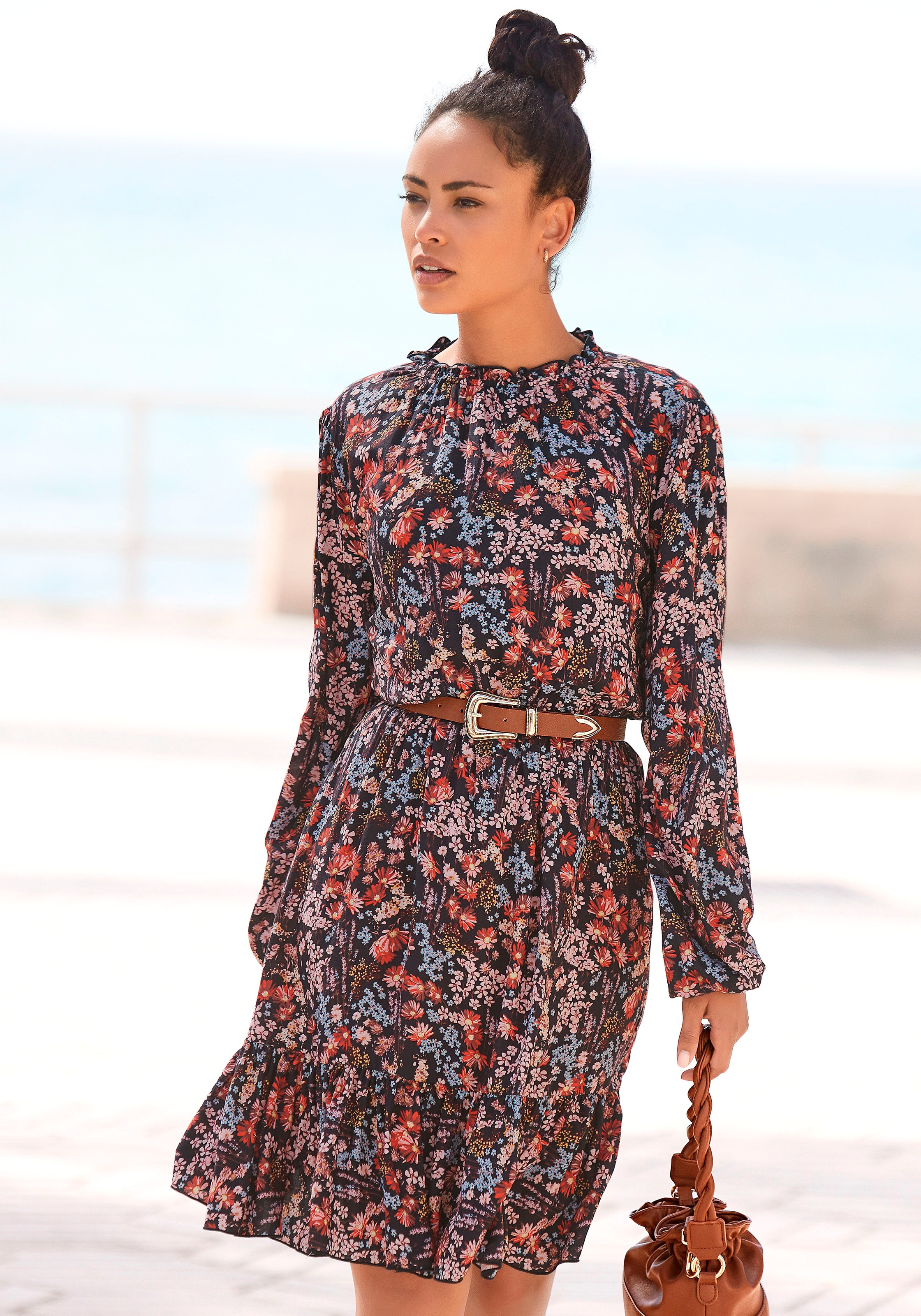LASCANA Druckkleid, mit Blumenmuster kaufen