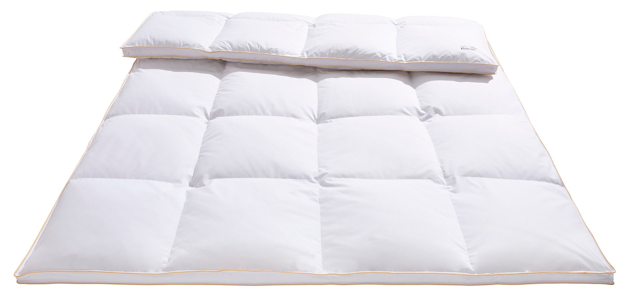 Balette Daunenbettdecke "Edition 140 Jahre, Bettdecken für Sommer & Winter, Ganzjahresdecke" extrawarm Füllung 100% Daunen 1 Stk. tlg. Bettdecke 135x200 cm, 155x220 cm & weitere Größen, Made in Germany