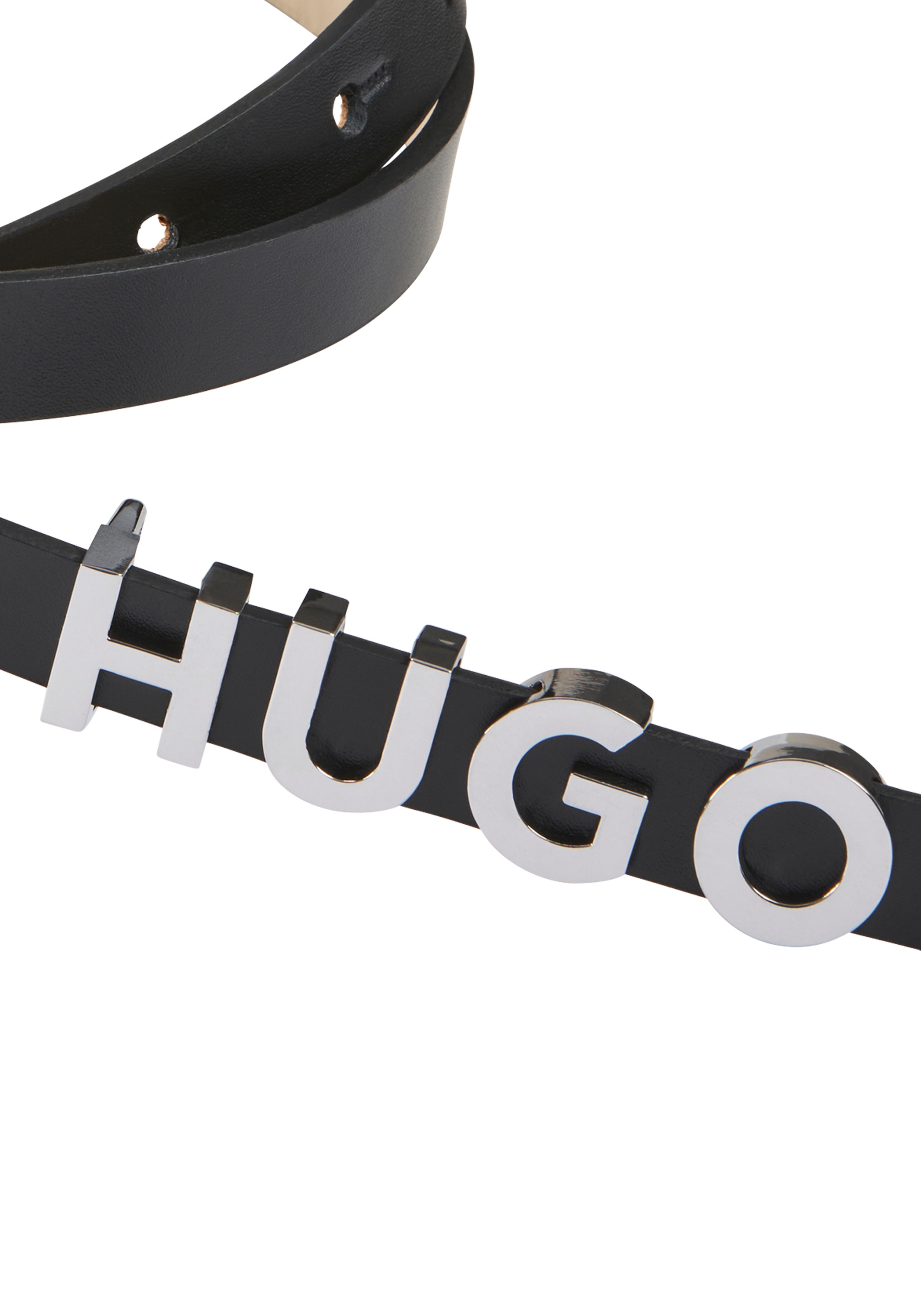 HUGO Ledergürtel »Zula Belt 1,5cm«, Verschluss im HUGO Schriftzug