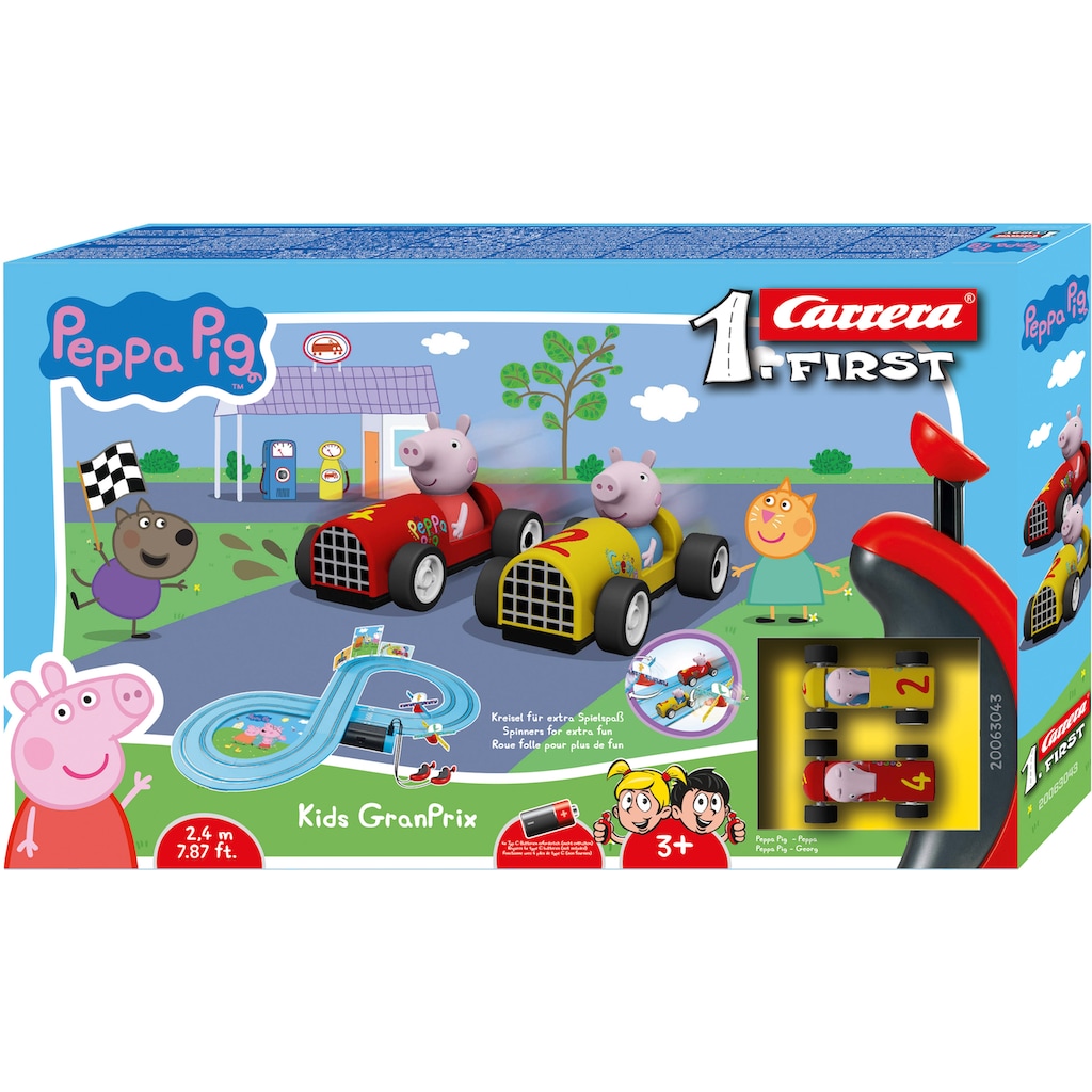 Carrera® Autorennbahn »Carrera® First - Peppa Pig Kids GrandPrix«