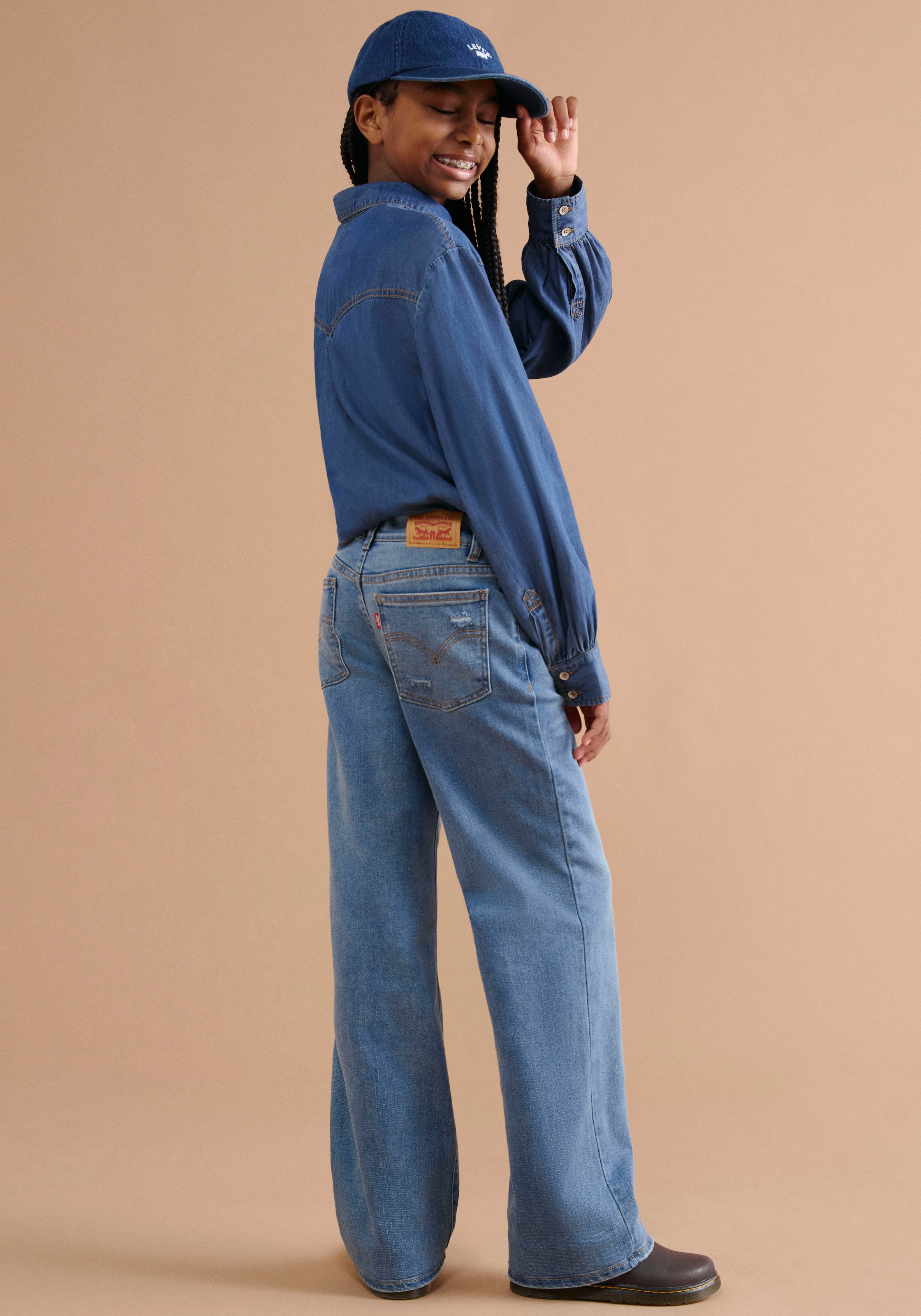 Levi's® Kids Weite Jeans »LVG WIDE LEG JEANS«, for GIRLS