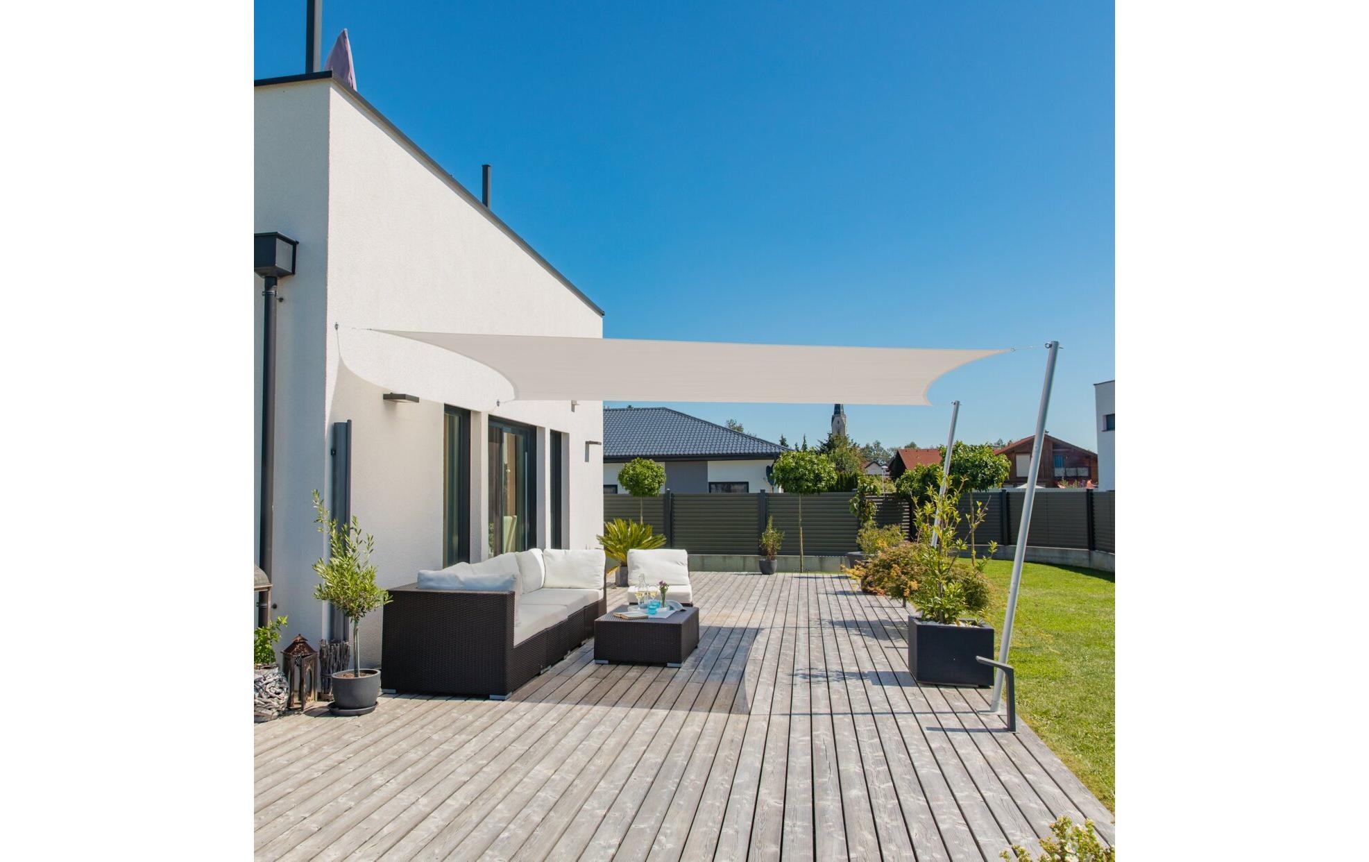 Windhager Sonnensegel »Rechteck 2x3m, grau«