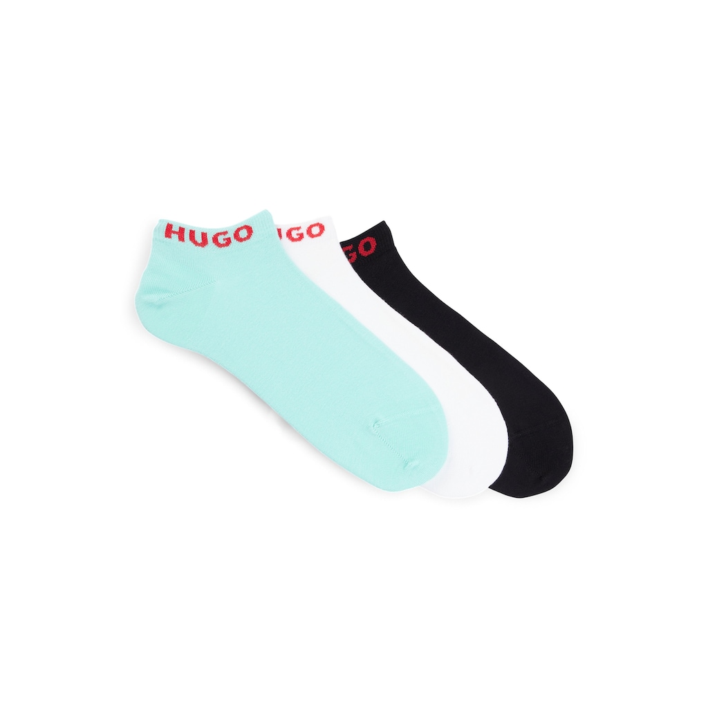 HUGO Underwear Socken »3P AS UNI COL CC W«, (Packung, 3 Paar, 3er)