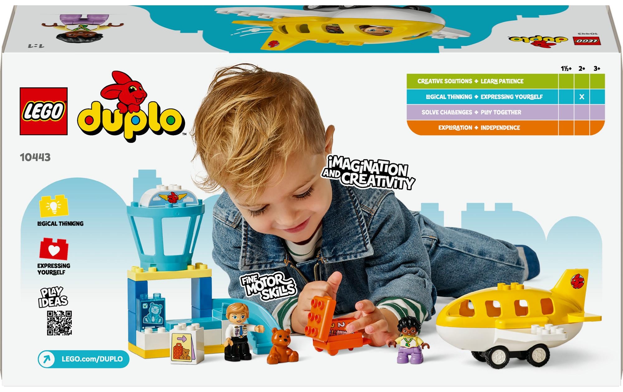 LEGO® Spielbausteine »DUPLO® Erster Besuch im Flughafen 10443«, (23 St.)