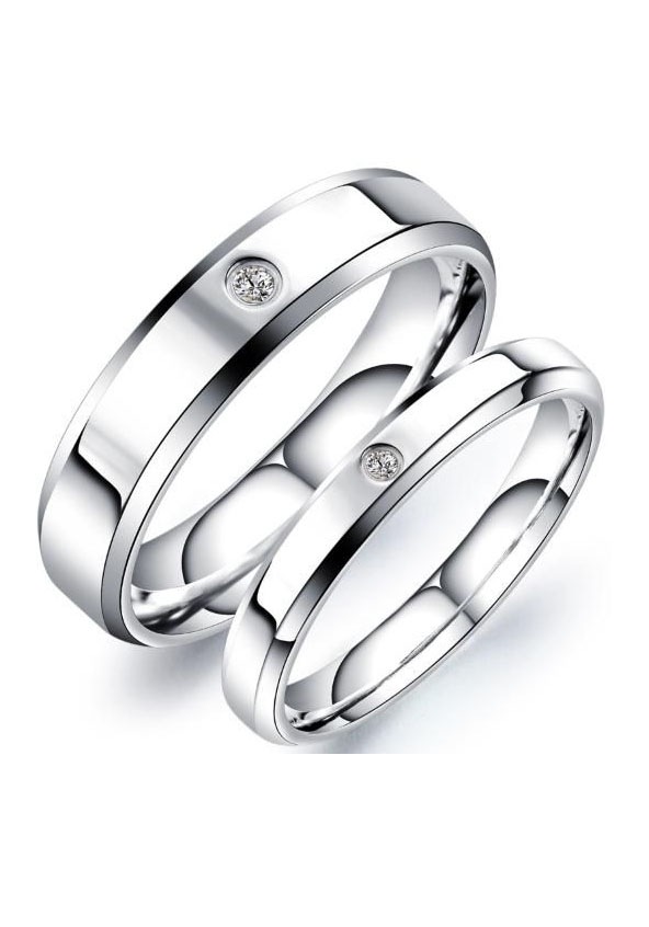 Firetti Partnerring "Schmuck Geschenk "LIEBE" Shine" mit Zirkonia (synth.)