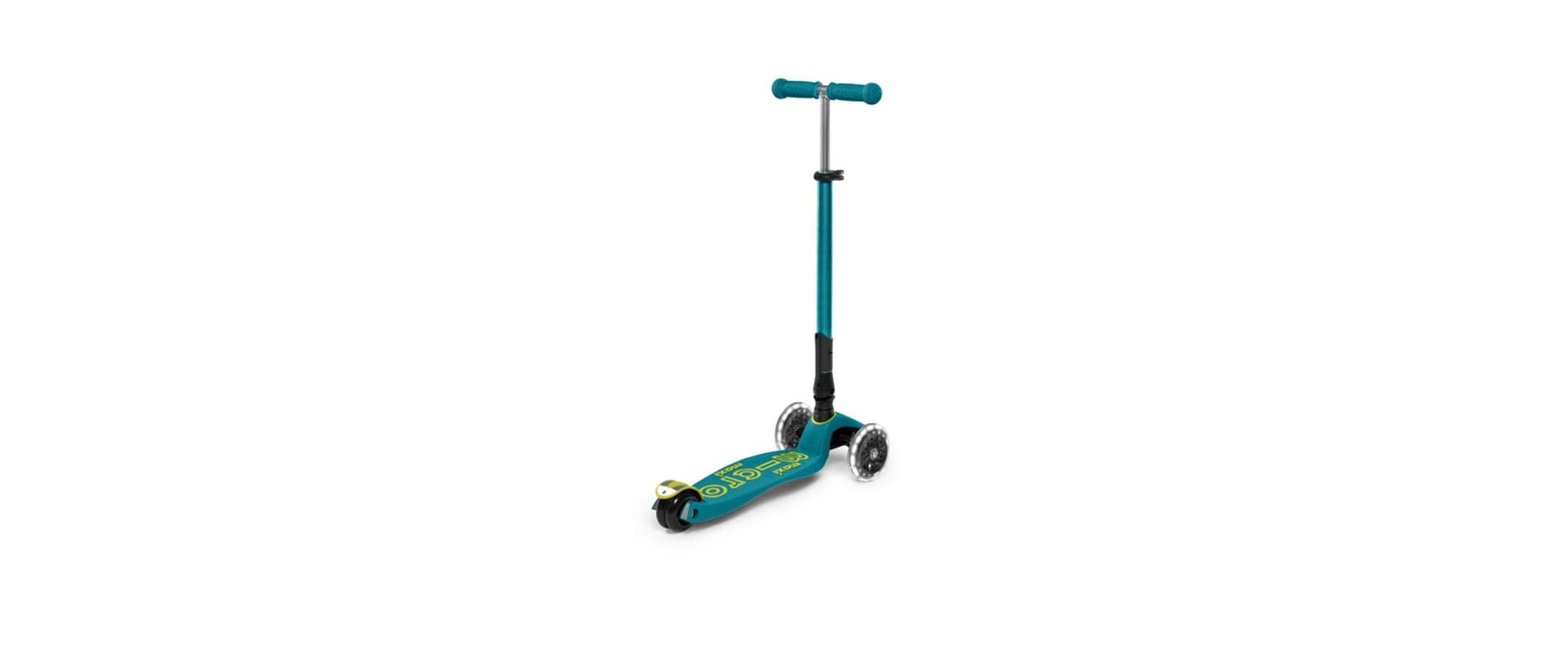 Micro Mobility Scooter »Deluxe Petrol Green LED Foldable«
