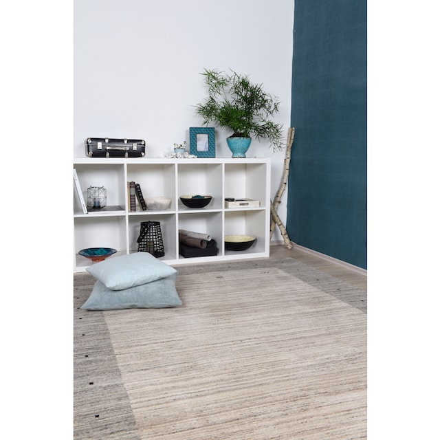 ❤ THEKO Wollteppich »Lori Dream 1«, rechteckig, Handweb Teppich, reine  Wolle, handgewebt, mit Bordüre kaufen im Jelmoli-Online Shop