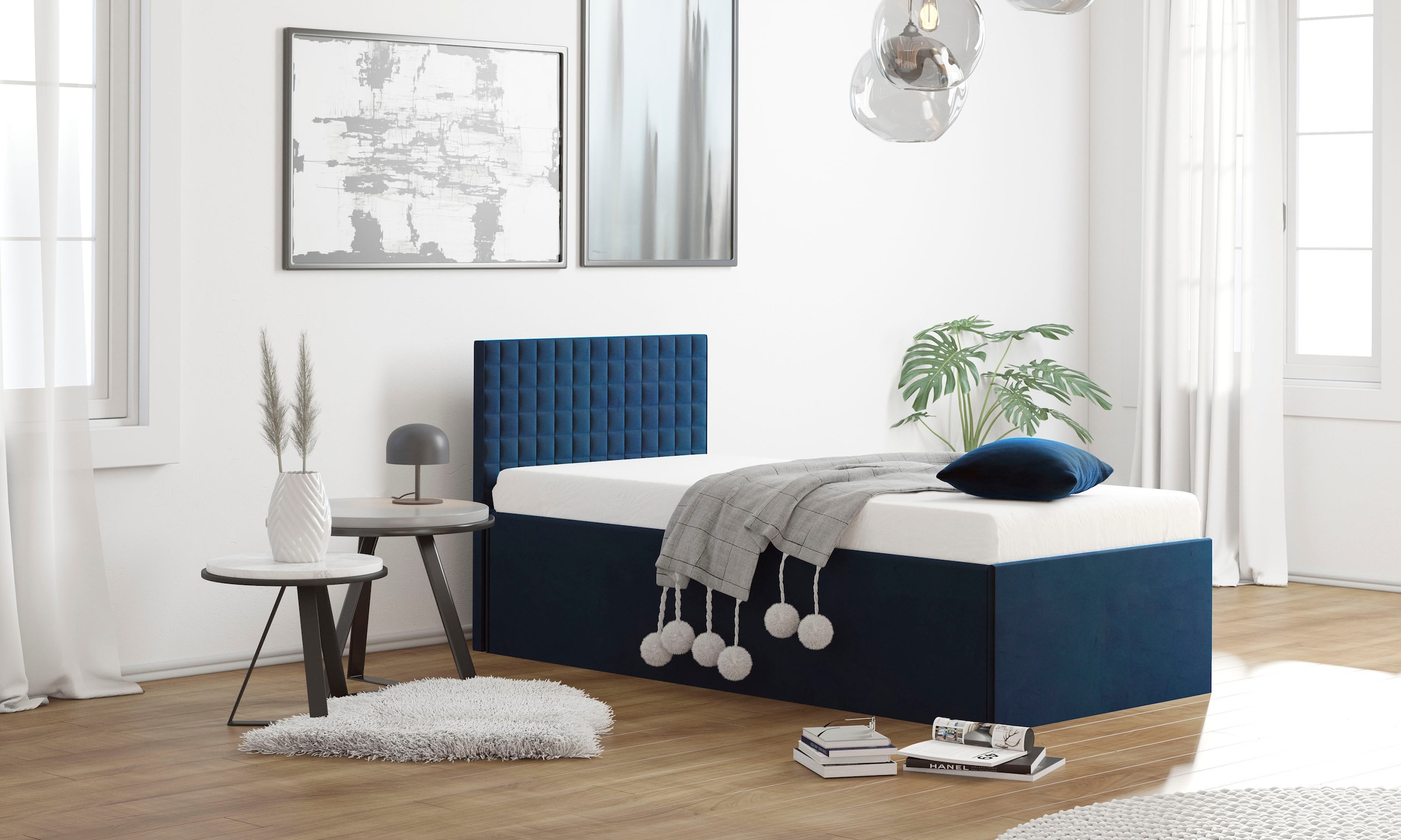 Westfalia Schlafkomfort Polsterbett mit Bettkasten bei Ausführung mit Matratze