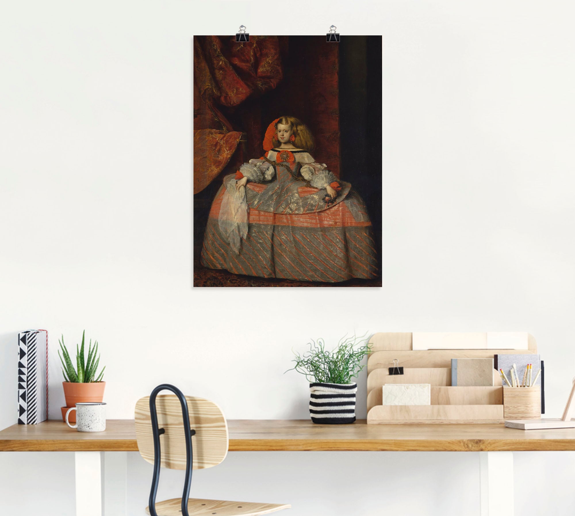 Artland Wandbild »Die Infantin Margarita Theresa«, Kind, (1 St.), als Leinwandbild, Wandaufkleber oder Poster in versch. Grössen