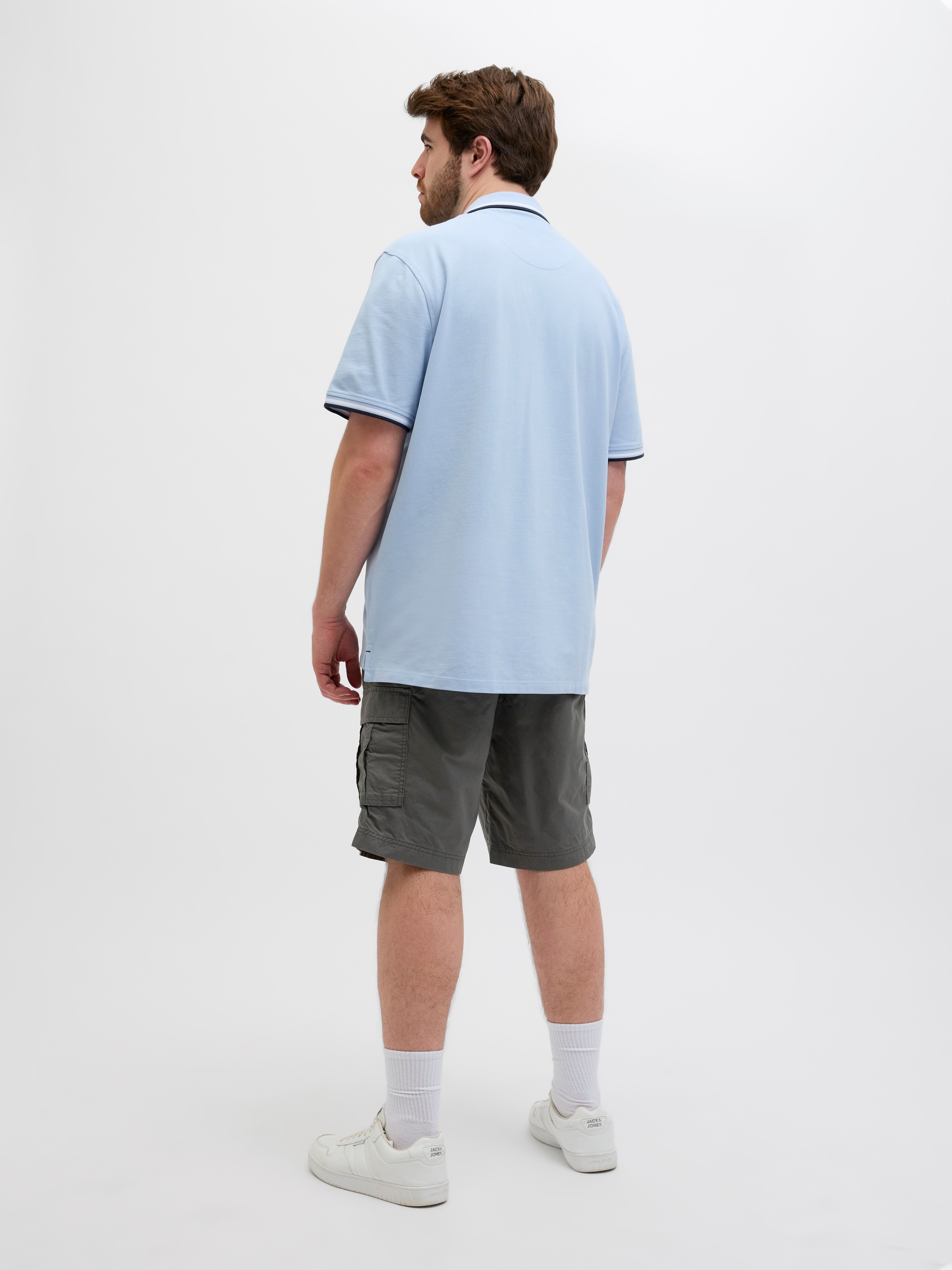 Jack & Jones PlusSize Poloshirt »JJEPAULOS POLO SS NOOS PLS«, mit Logo Stickerei