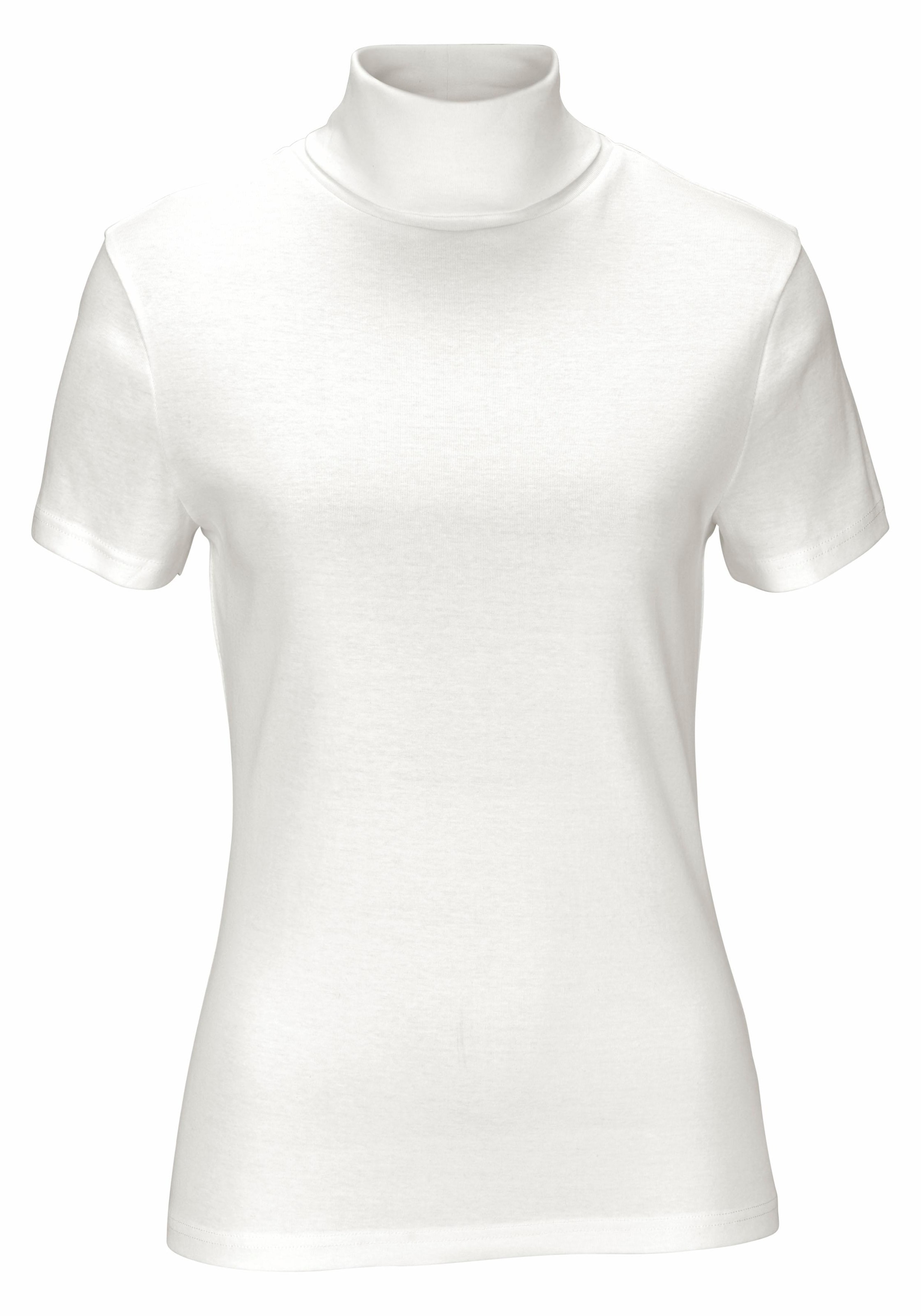 Flashlights Rollkragenshirt, (Packung, 2 tlg., 2er-Pack), eng geschnitten, aus elastischem Material, im 2er-Pack
