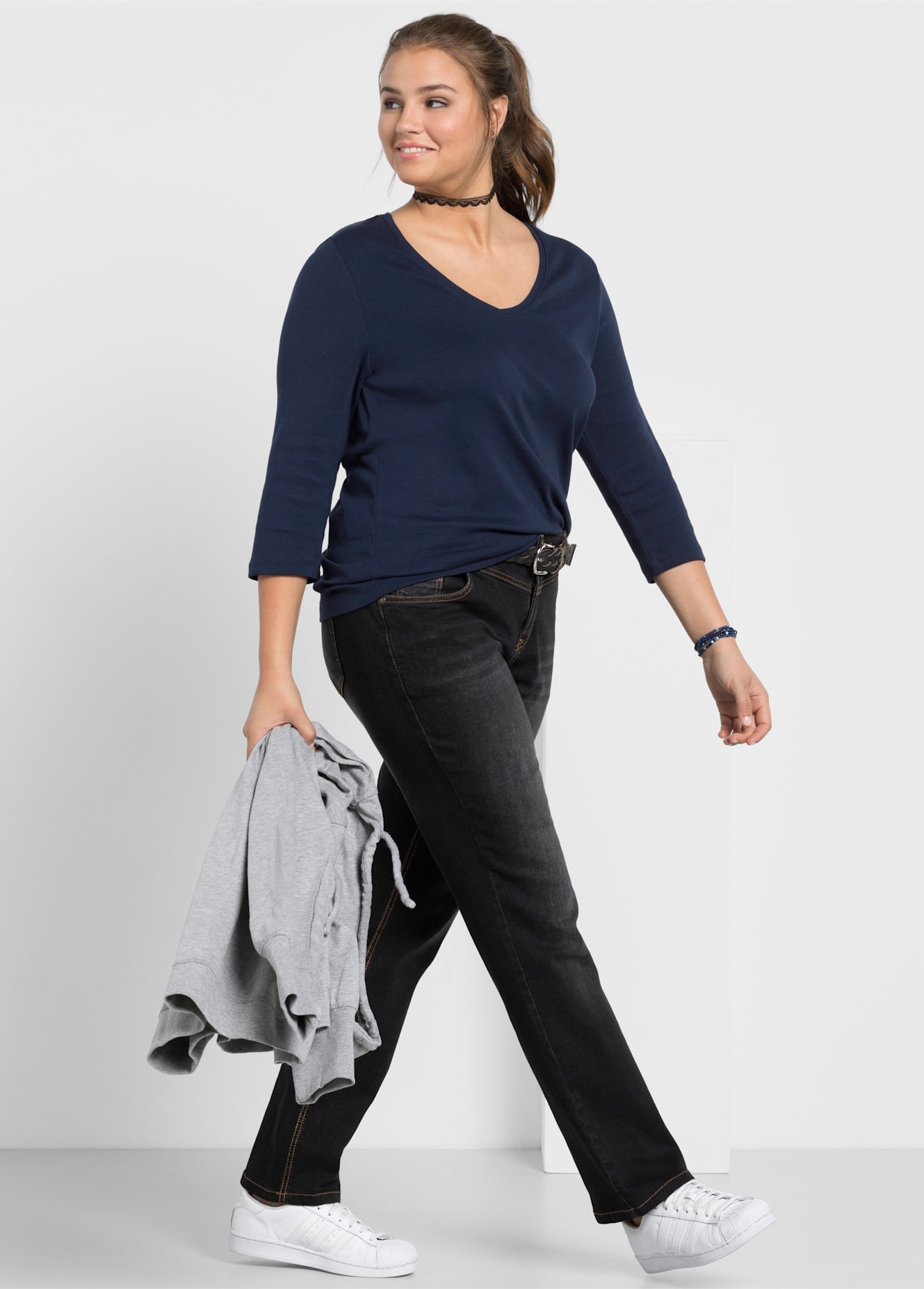 Sheego Stretch-Jeans, (1 tlg.)