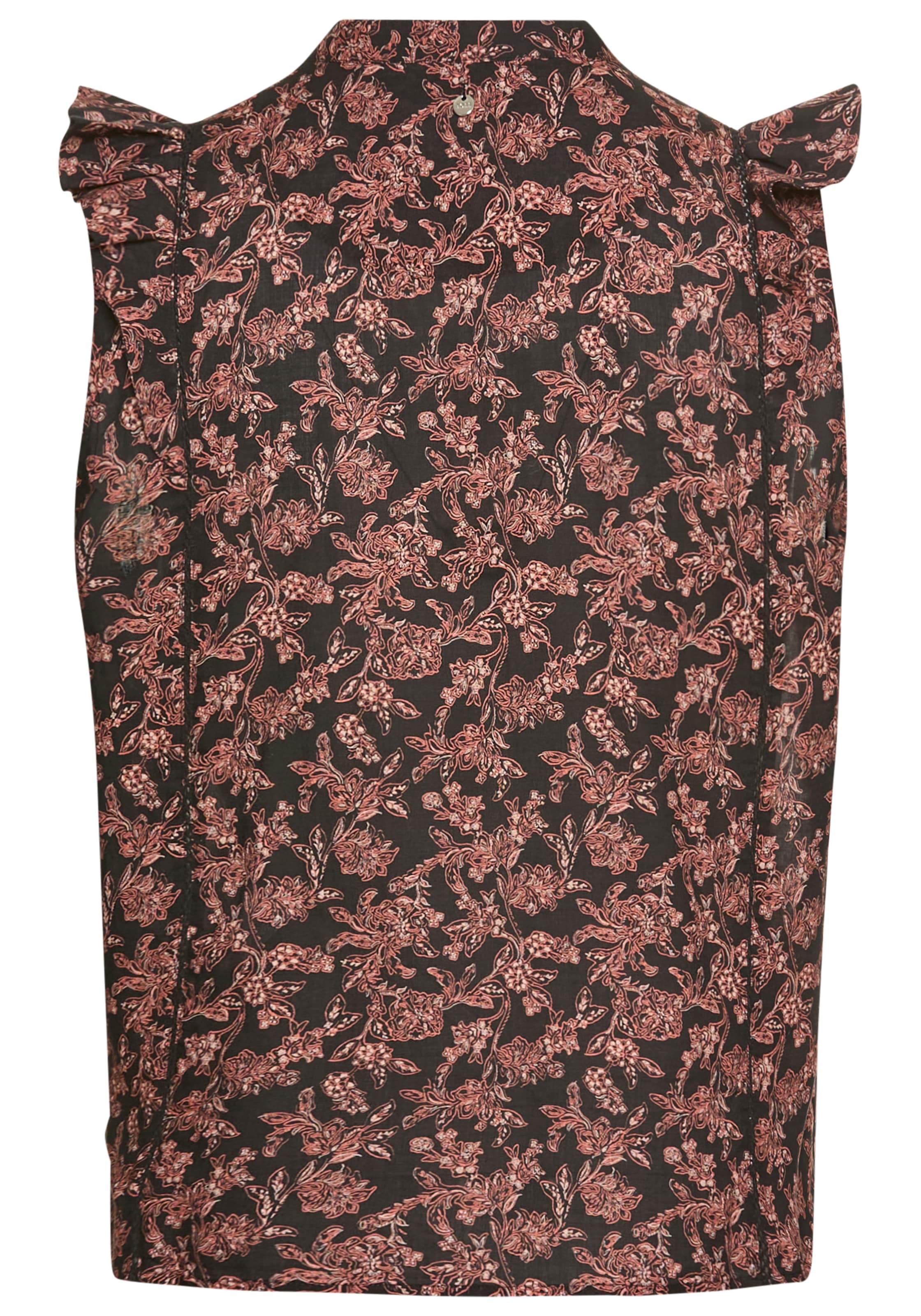 BOSS ORANGE Klassische Bluse »C_Bantiana«, mit Ajour Details, Stehkragen