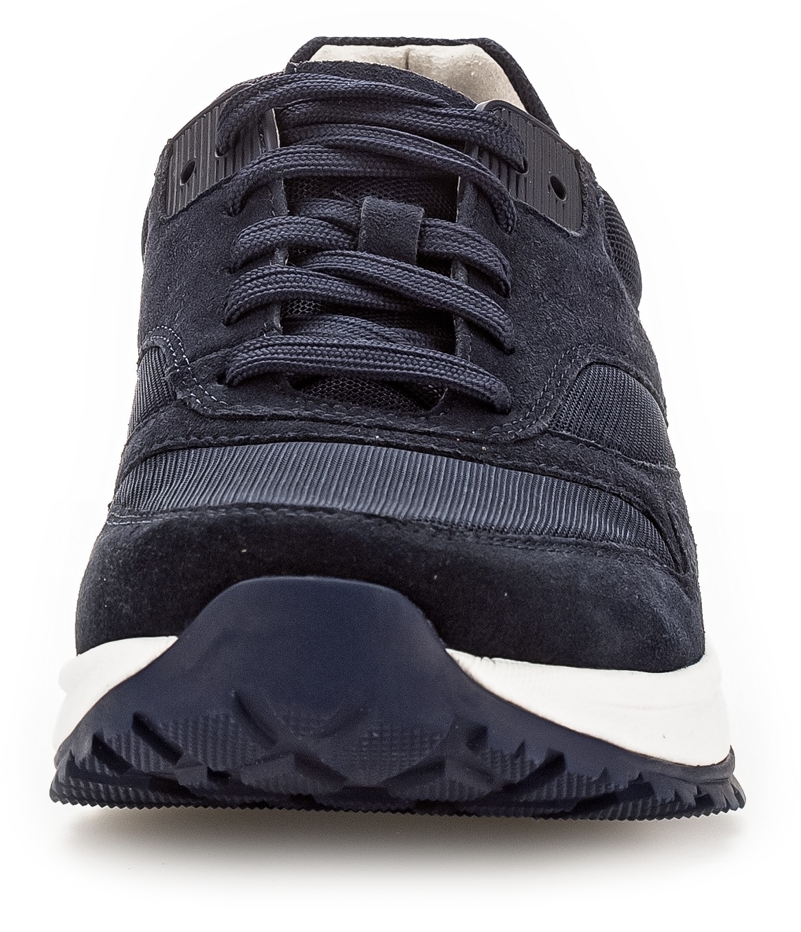 Gabor Rollingsoft Keilsneaker, Freizeitschuh, Halbschuh, Schnürschuh mit Wechselfussbett, Weite G