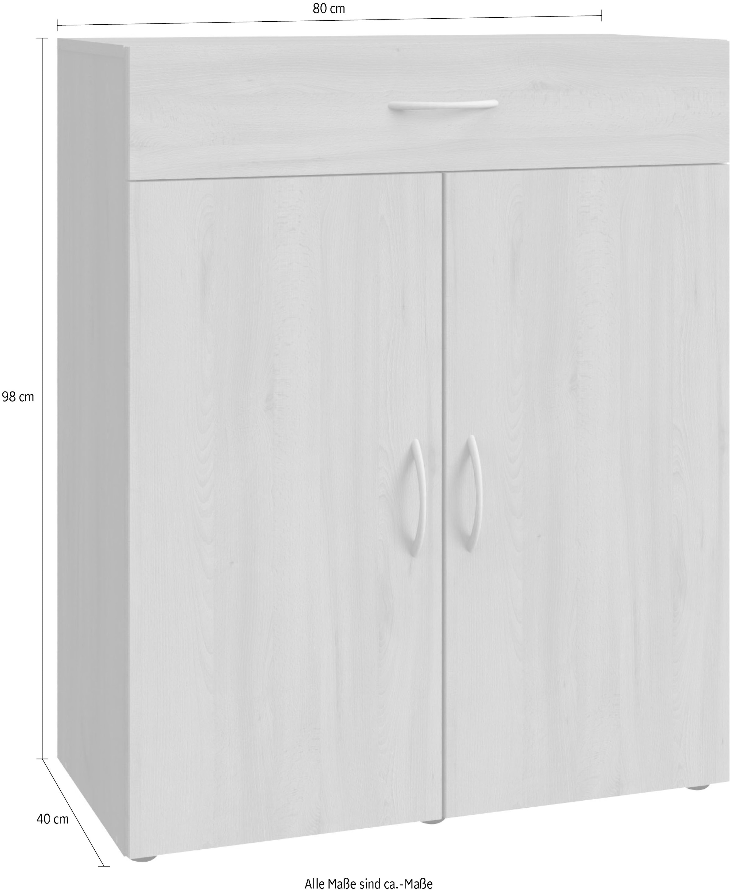 Wimex Kombikommode »Multiraumkonzept«, Schubkästen auf Metallschienen