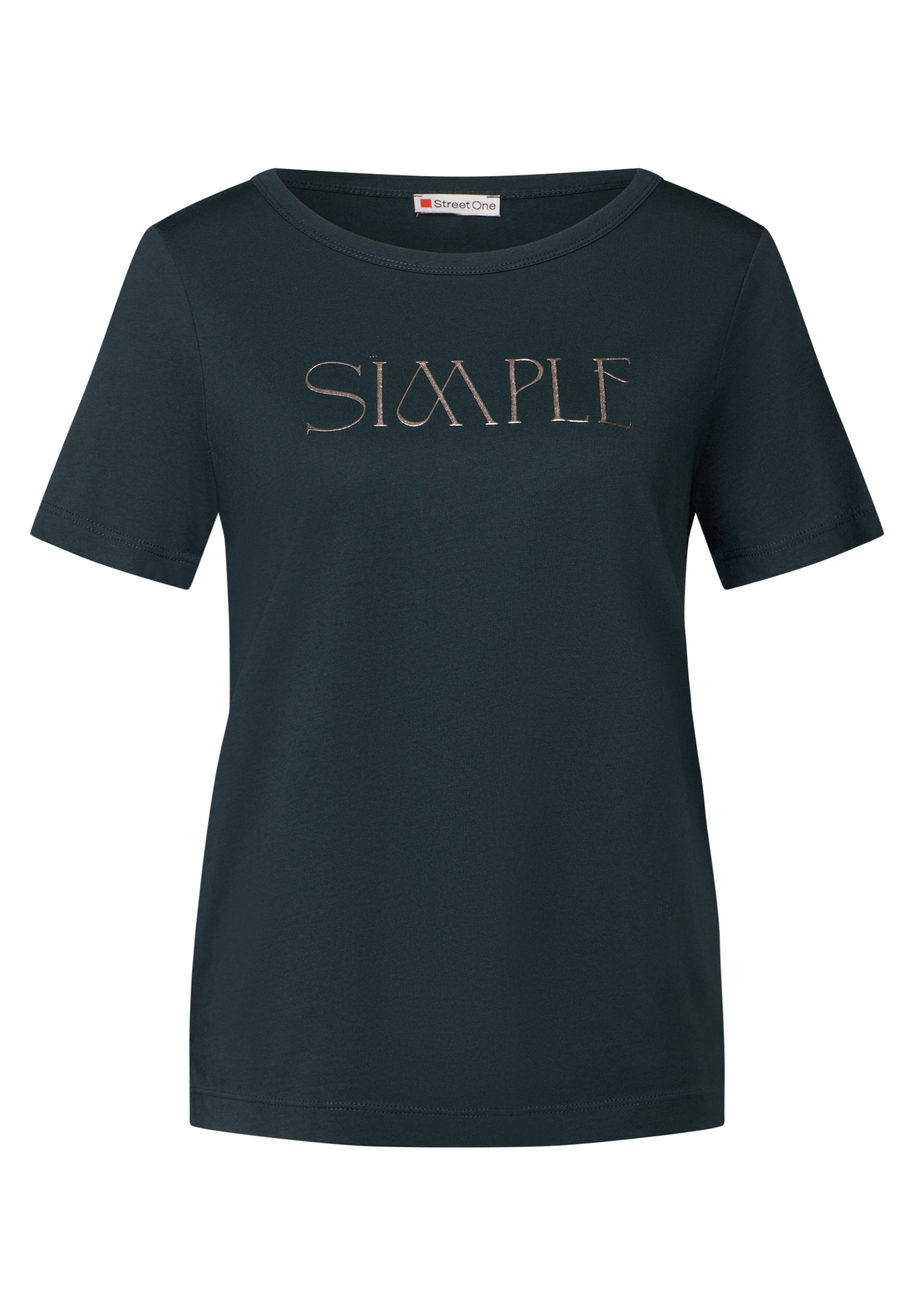 STREET ONE T-Shirt, mit Wording-Print