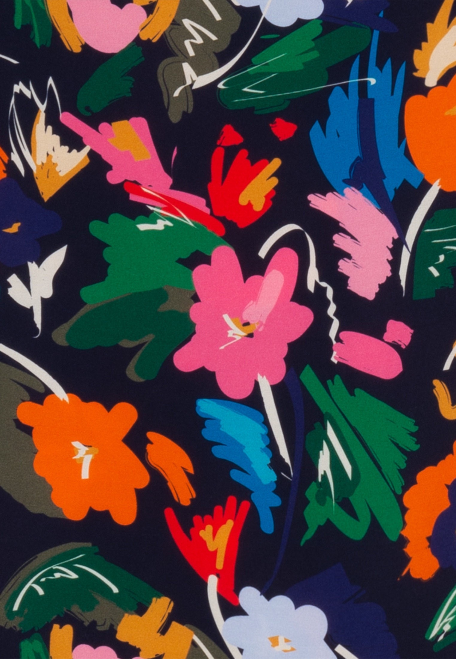 seidensticker Shirtbluse »Schwarze Rose«, Kurzarm Rundhals Floral