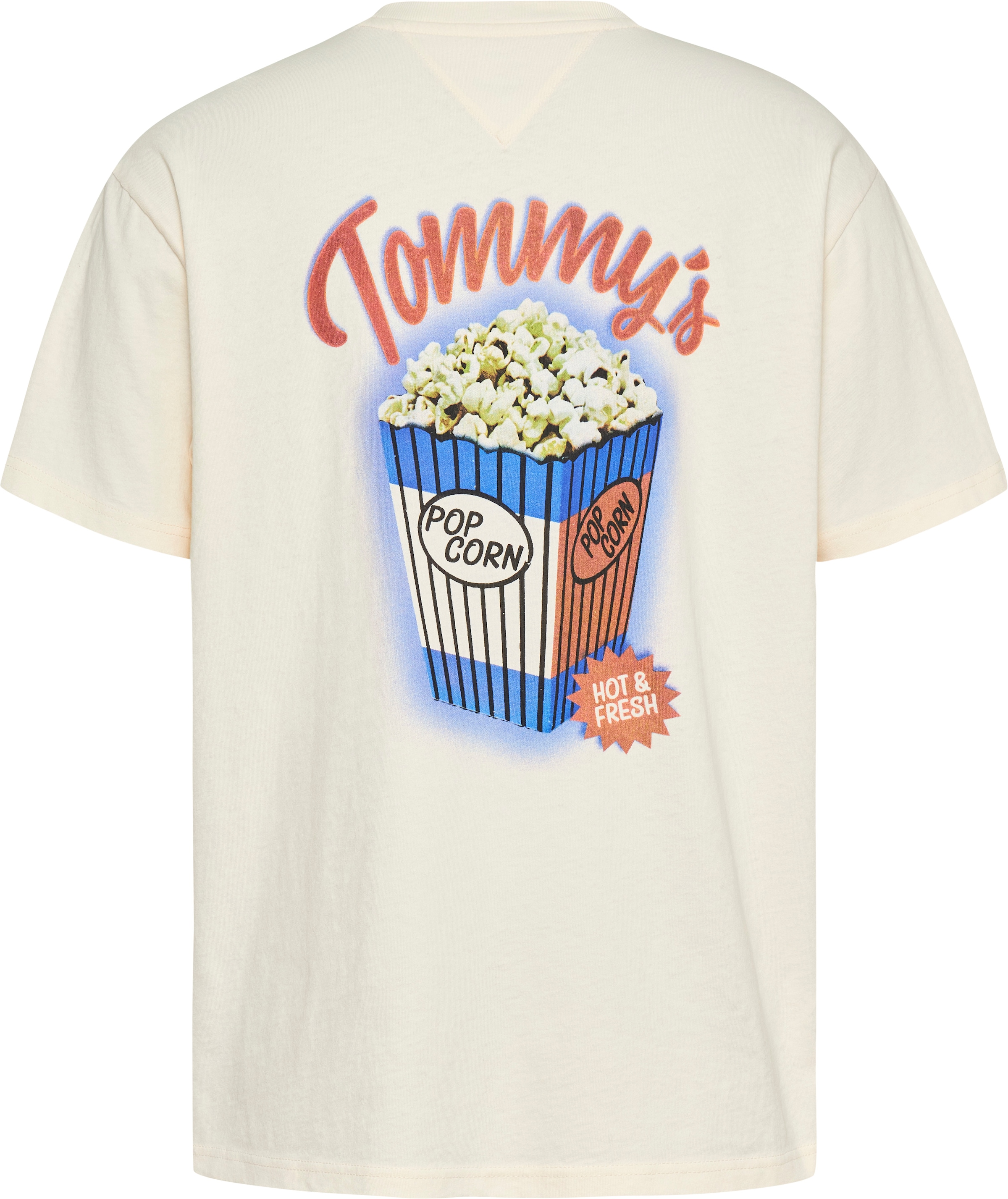 Tommy Jeans T-Shirt »TJM RLX NOVELTY 2 GMD TEE«, mit grossem Logo am Rücken