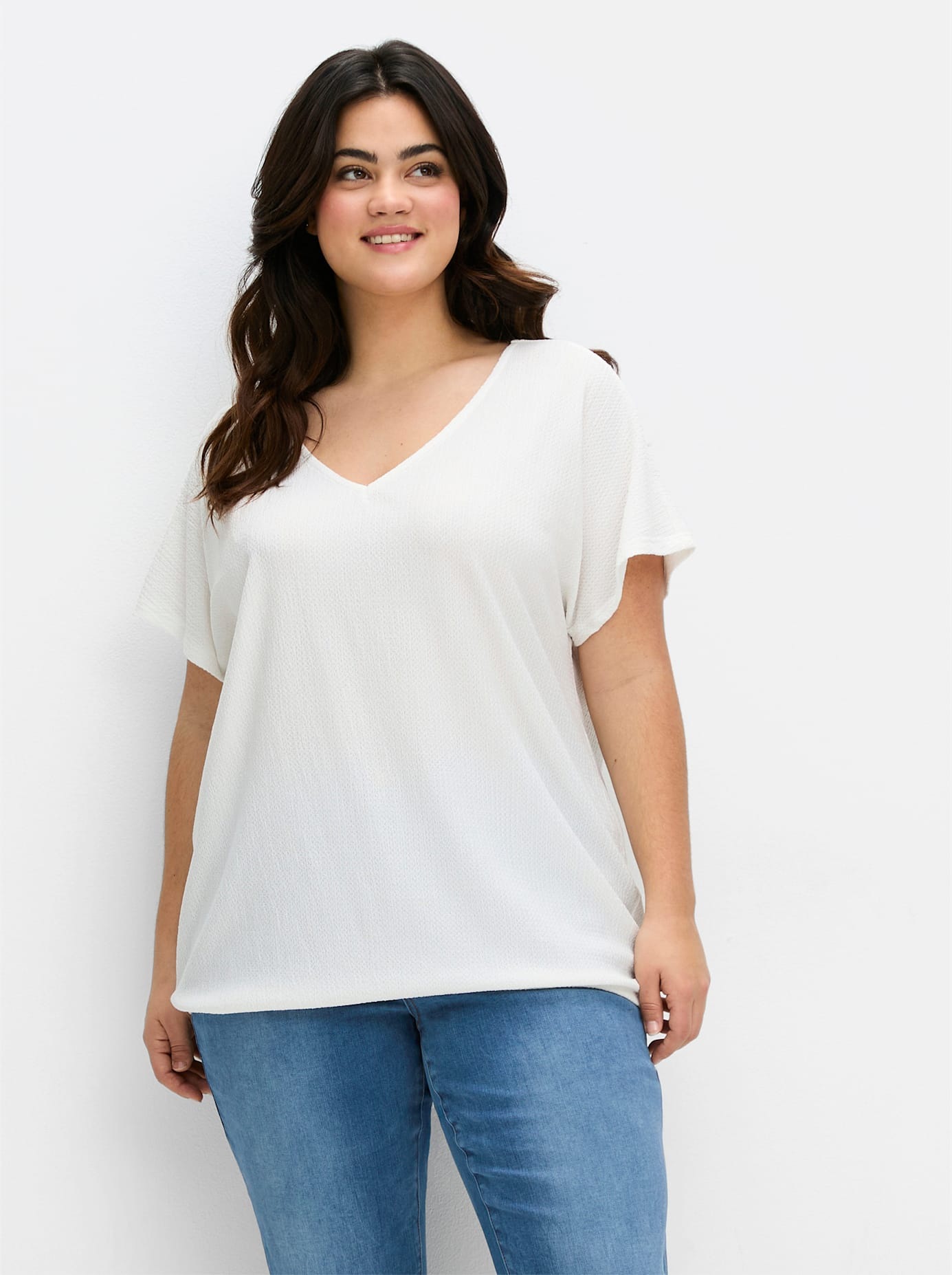 Sheego T-Shirt »T-Shirt«, (1 tlg.)