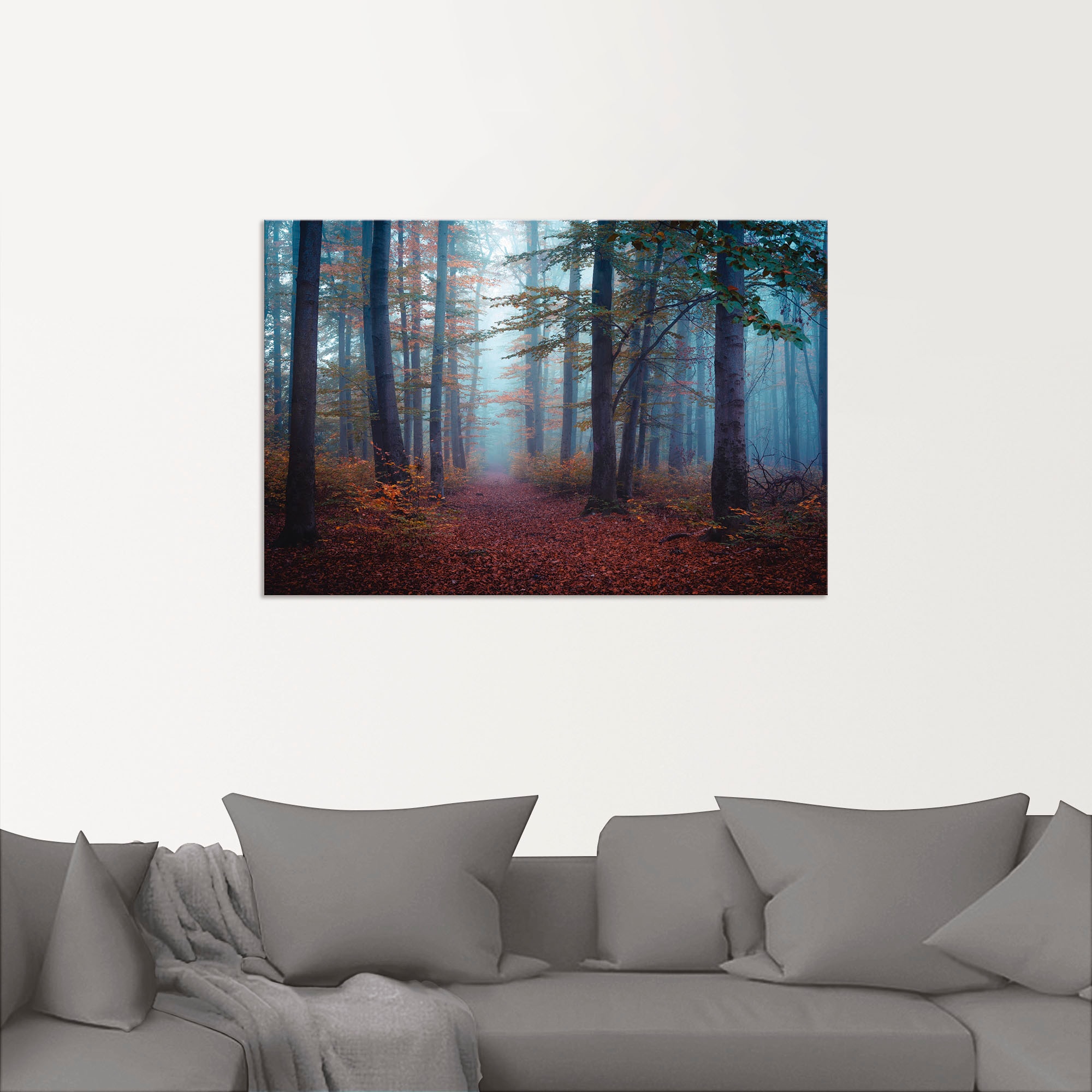 Artland Wandbild »Wald im Nebel«, (1 St.), Waldbilder, als kaufen | Leinwandbild, oder Wandaufkleber Jelmoli-Versand in online Grössen Alubild, Poster versch
