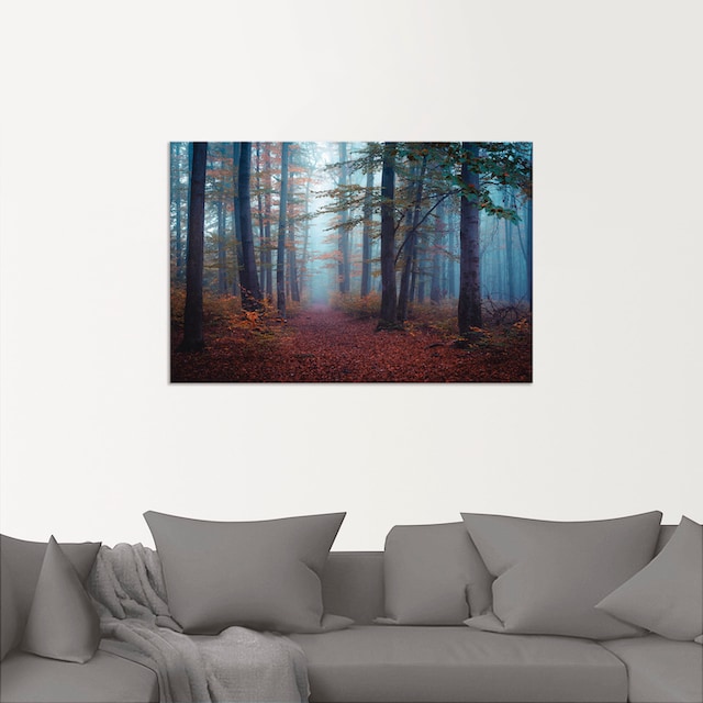 Artland Wandbild »Wald im Nebel«, Waldbilder, (1 St.), als Alubild,  Leinwandbild, Wandaufkleber oder Poster in versch. Grössen online kaufen |  Jelmoli-Versand