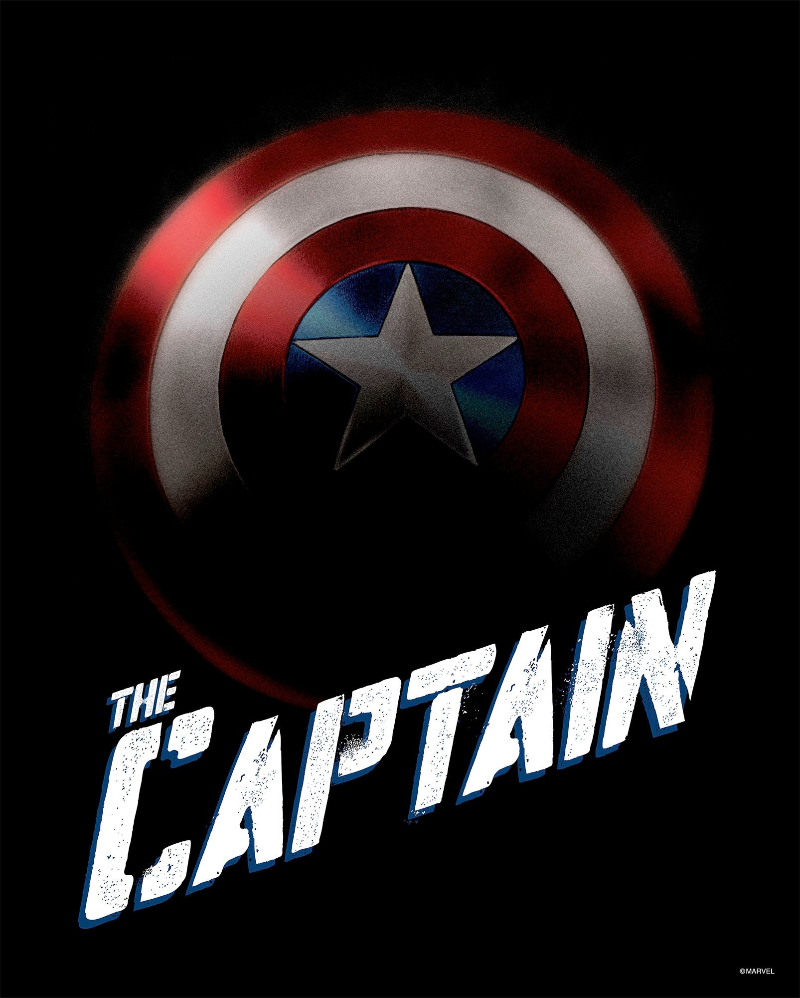 Komar Bild »Avengers The Captain«, Disney, (1 St.), Wandbild zur Dekoration im Kinderzimmer - ohne Rahmen