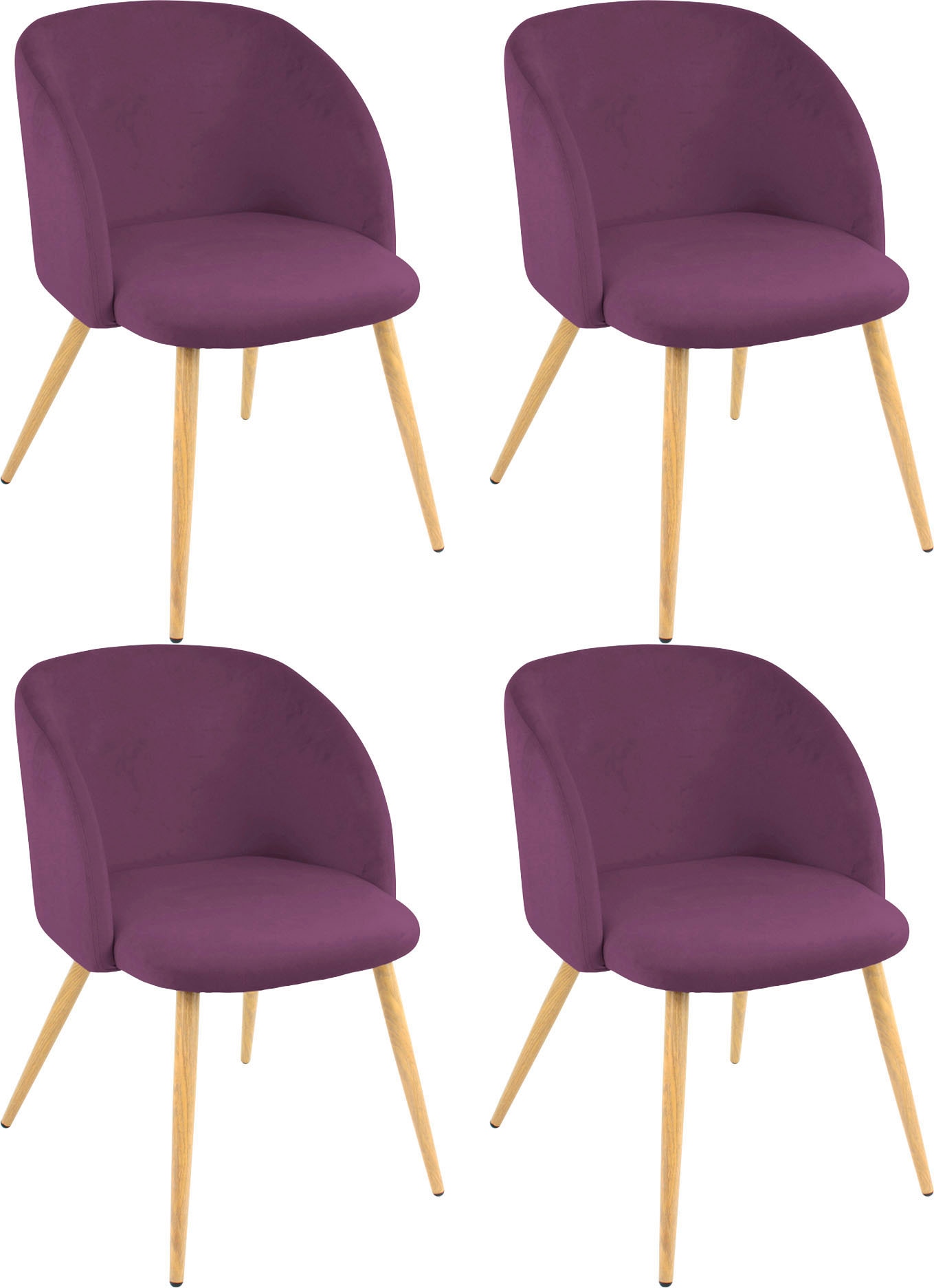 online | in »Miller«, Stück) Schalenstuhl Sitzschale oder Jelmoli-Versand (2 Kunststoff INOSIGN bestellen Stück 4